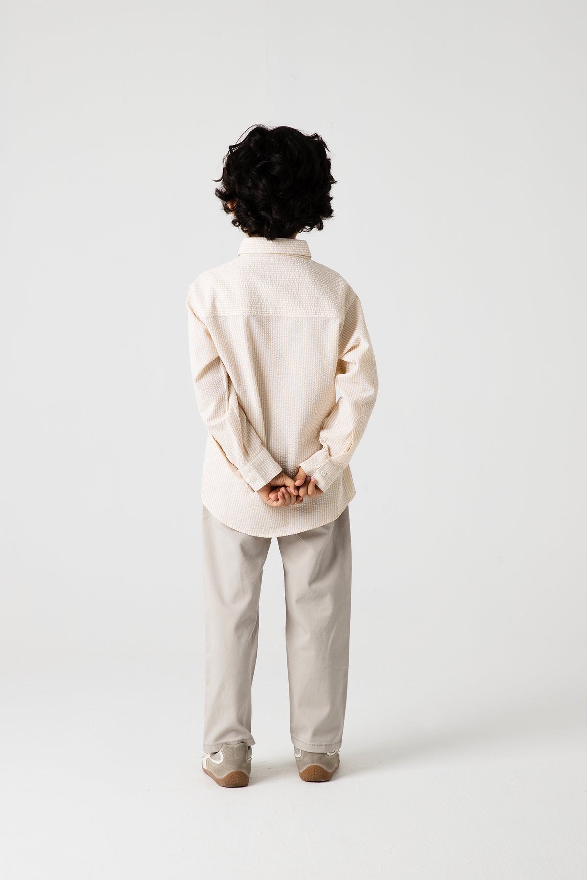 Boys Sunbeam Stripe Cotton Shirt