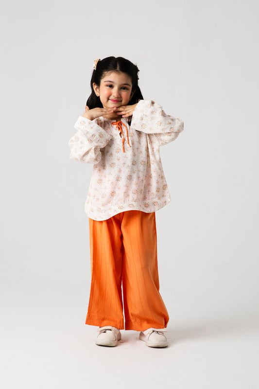 Girls Amber Bloom Cotton Co-ord Set