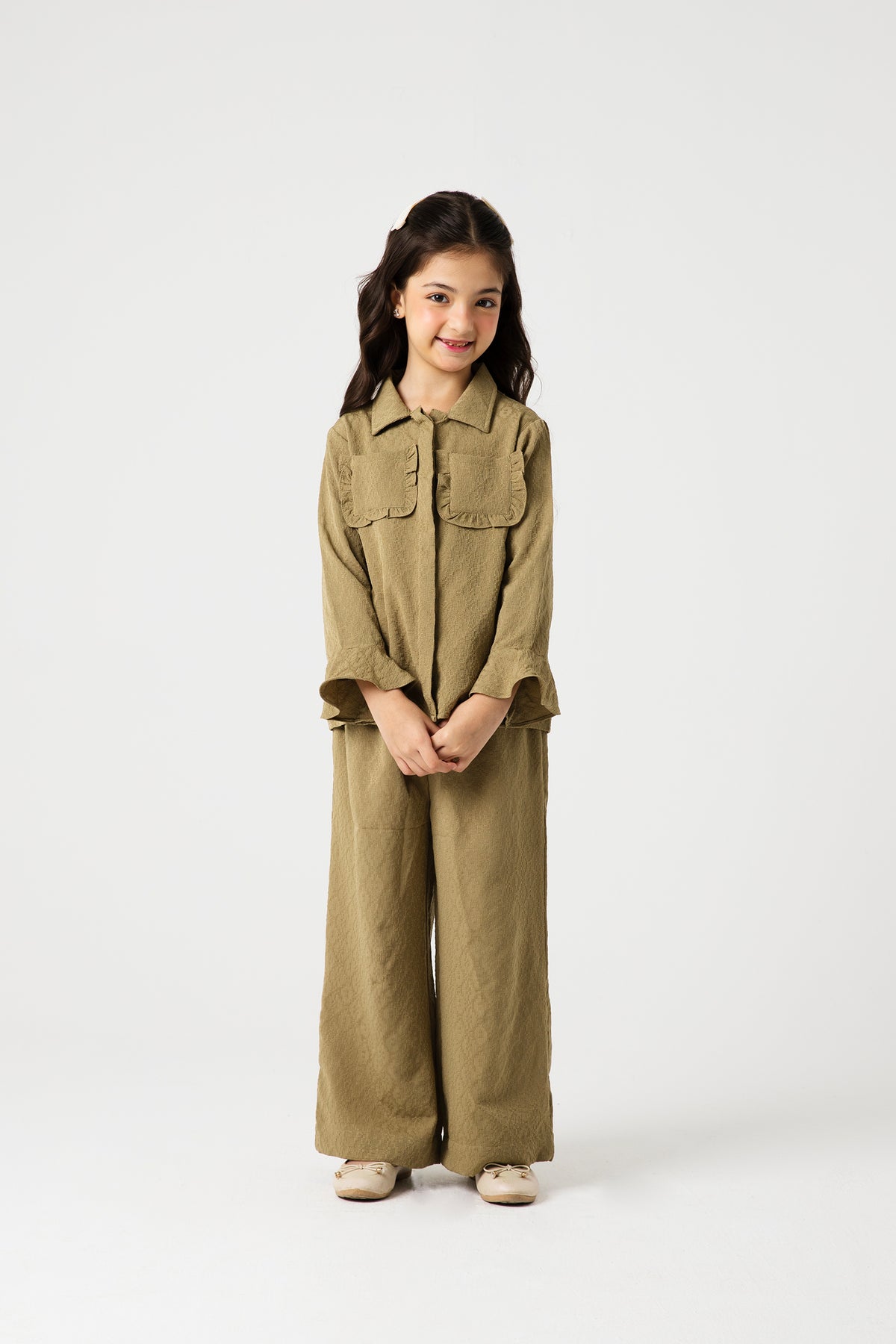 Girls Chic Pista Jacquard Co-ord Set
