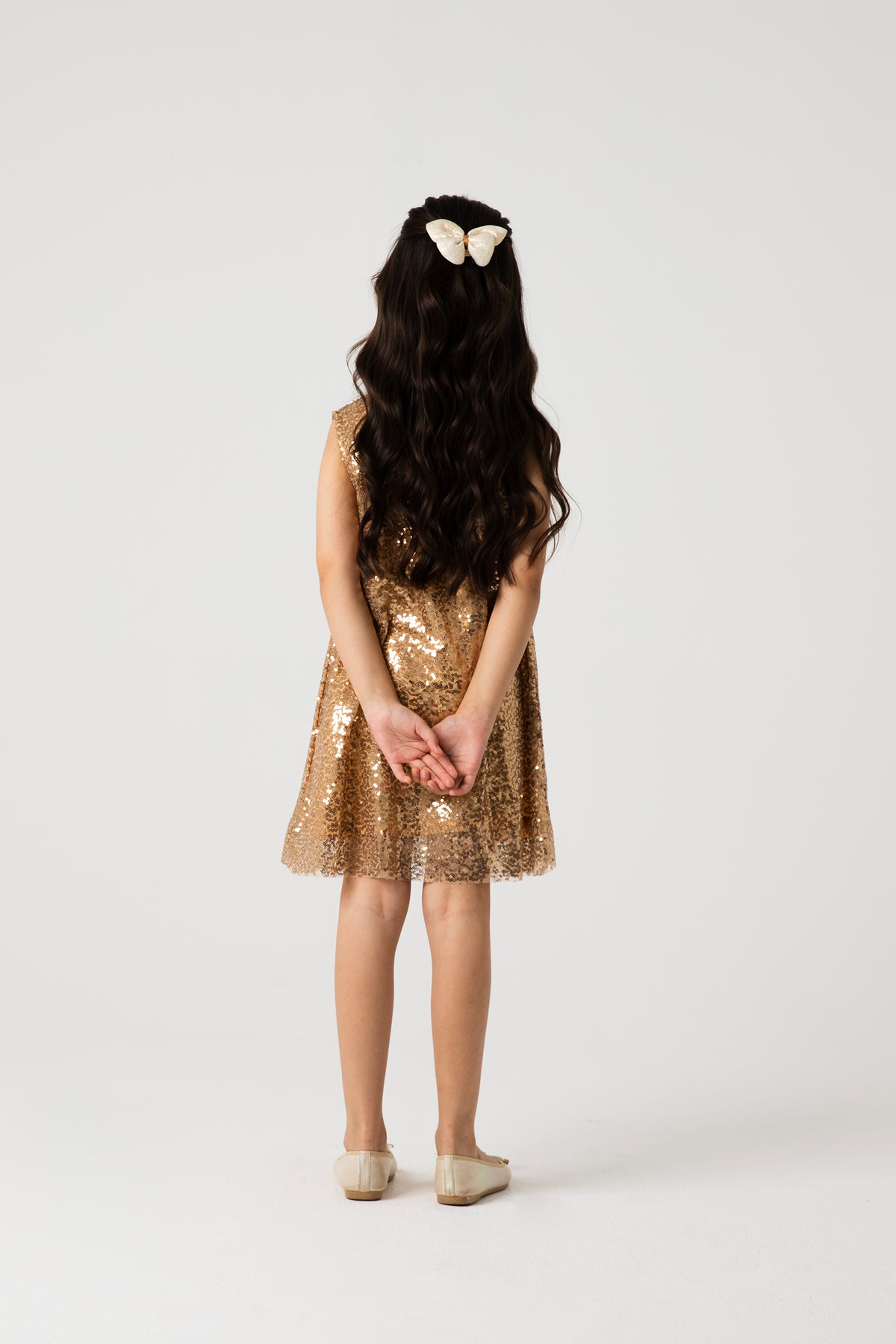 Golden Stardust Sequin Dress