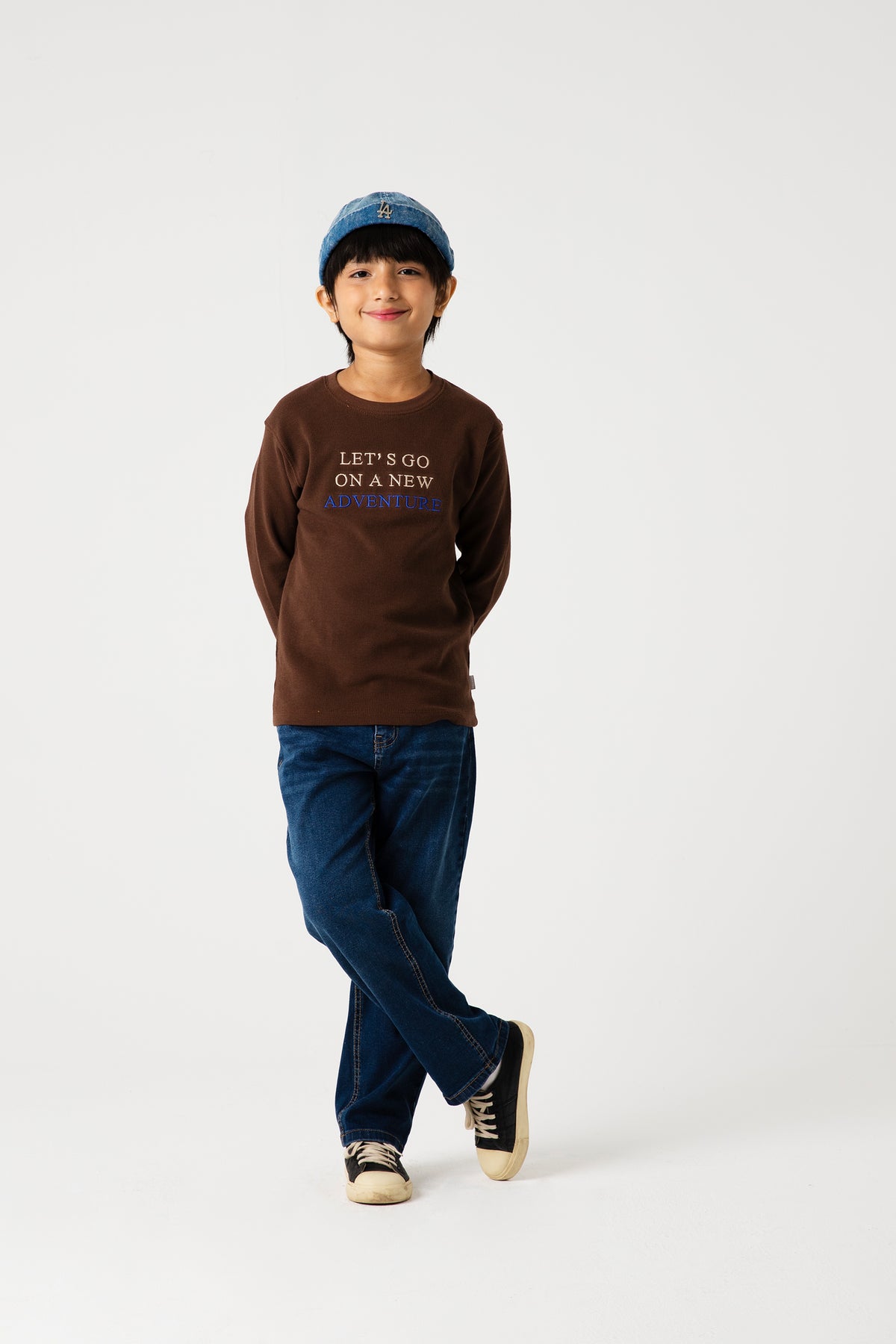 Boys Brownstone Explorer Waffle Tee