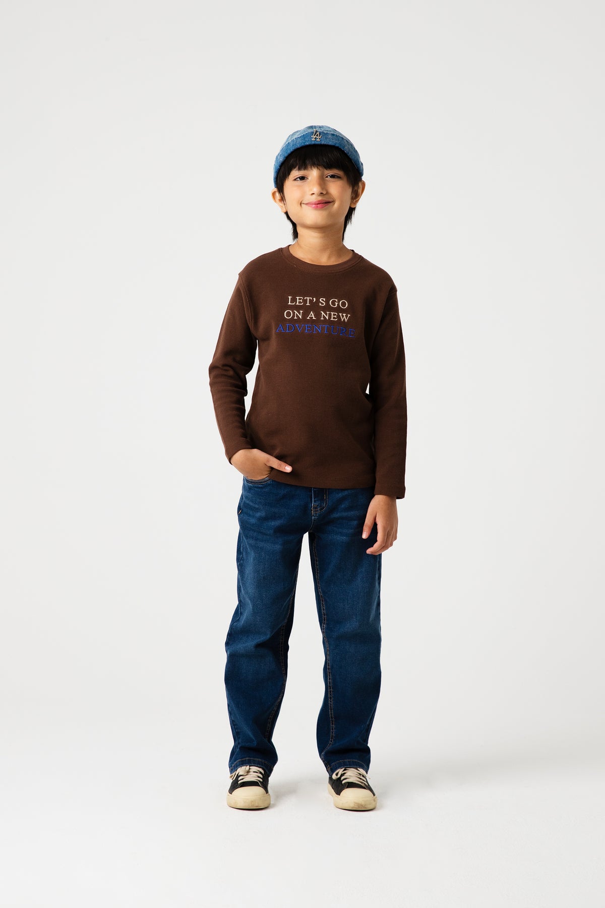 Boys Brownstone Explorer Waffle Tee