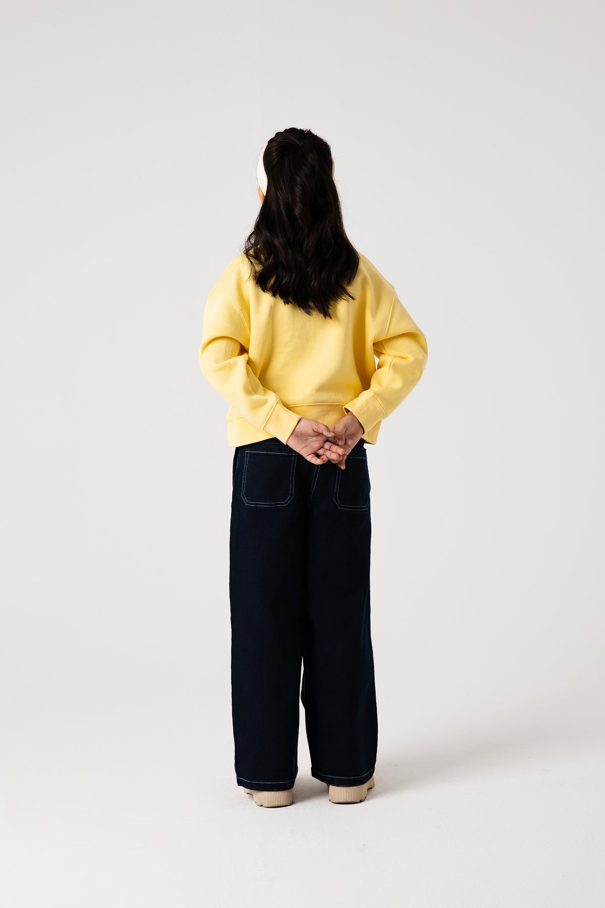 Girls Butter Glow Cropped Fleece Sweatshirt