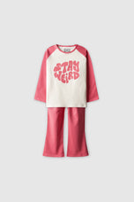 Girls Sunkist Spirit Raglan Co-ord Set
