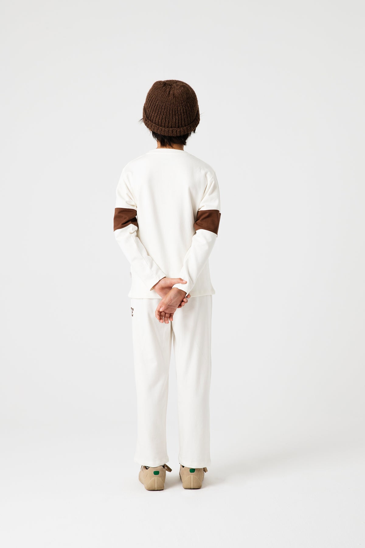 Boys Trailmark Off-White Co-ord Set
