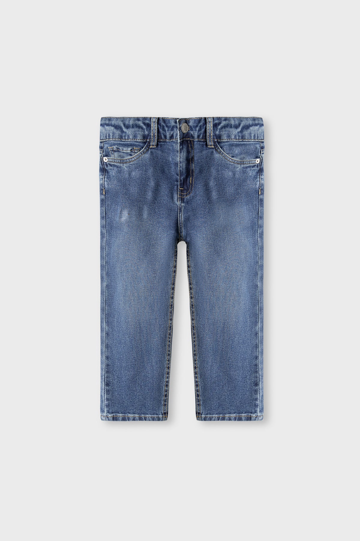 Boys Classic Blue Straight Denim Jeans