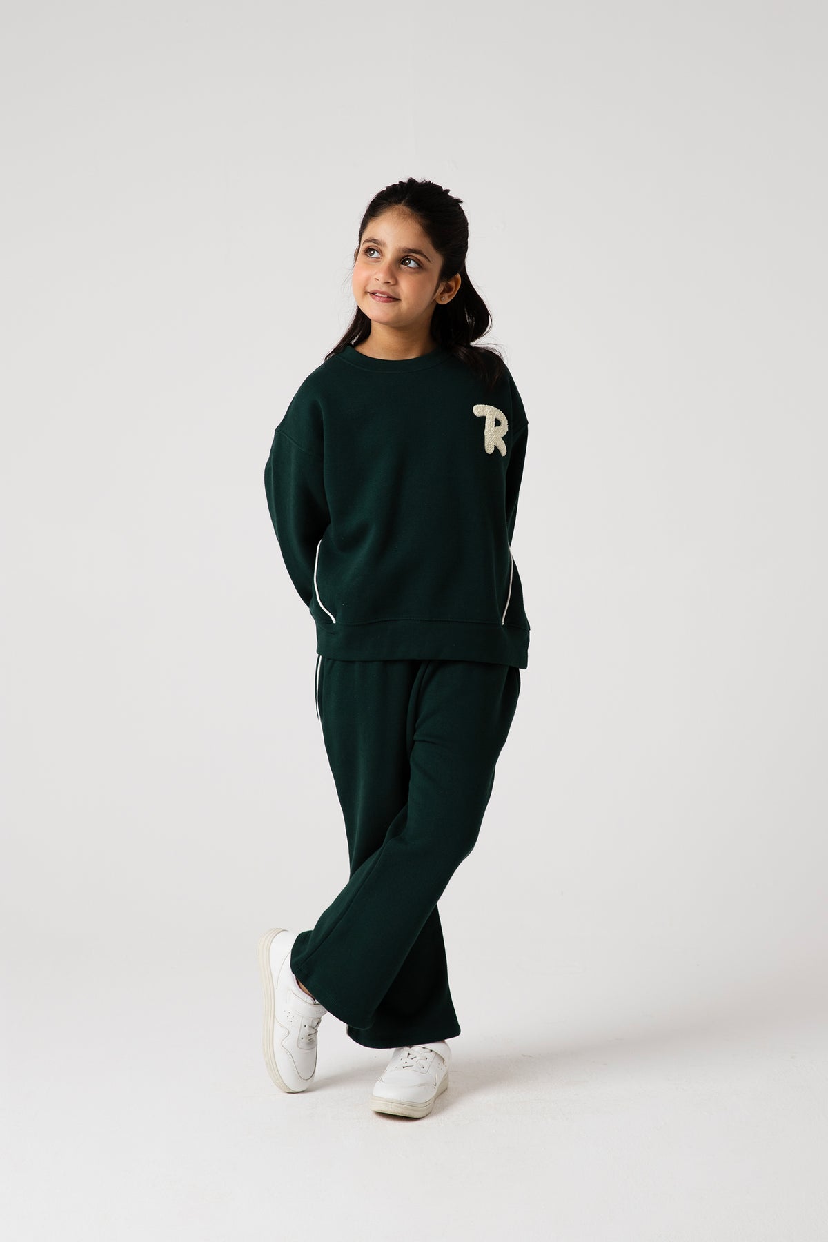 Girls Signature Evergreen Fleece Co-ord Set