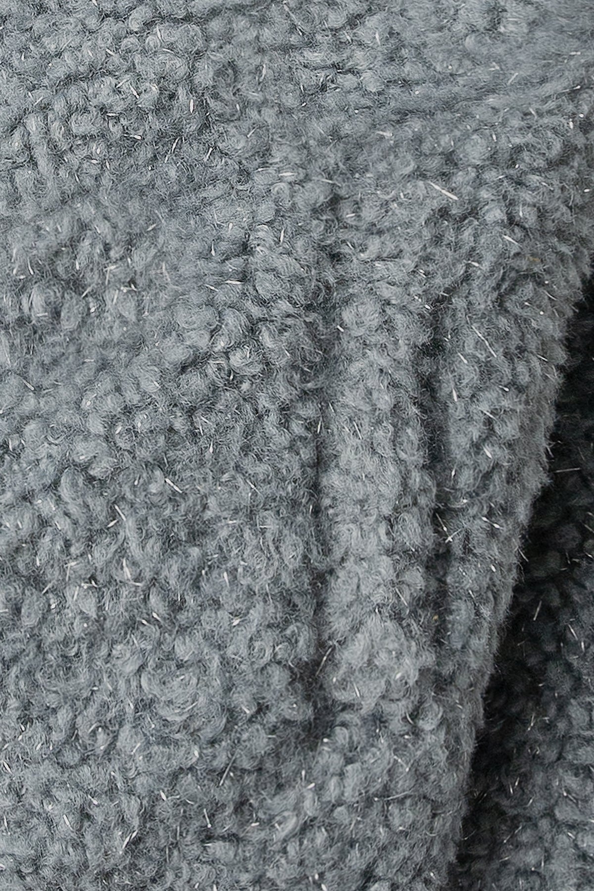 Cloud Mist Light-Blue Fur Jacket