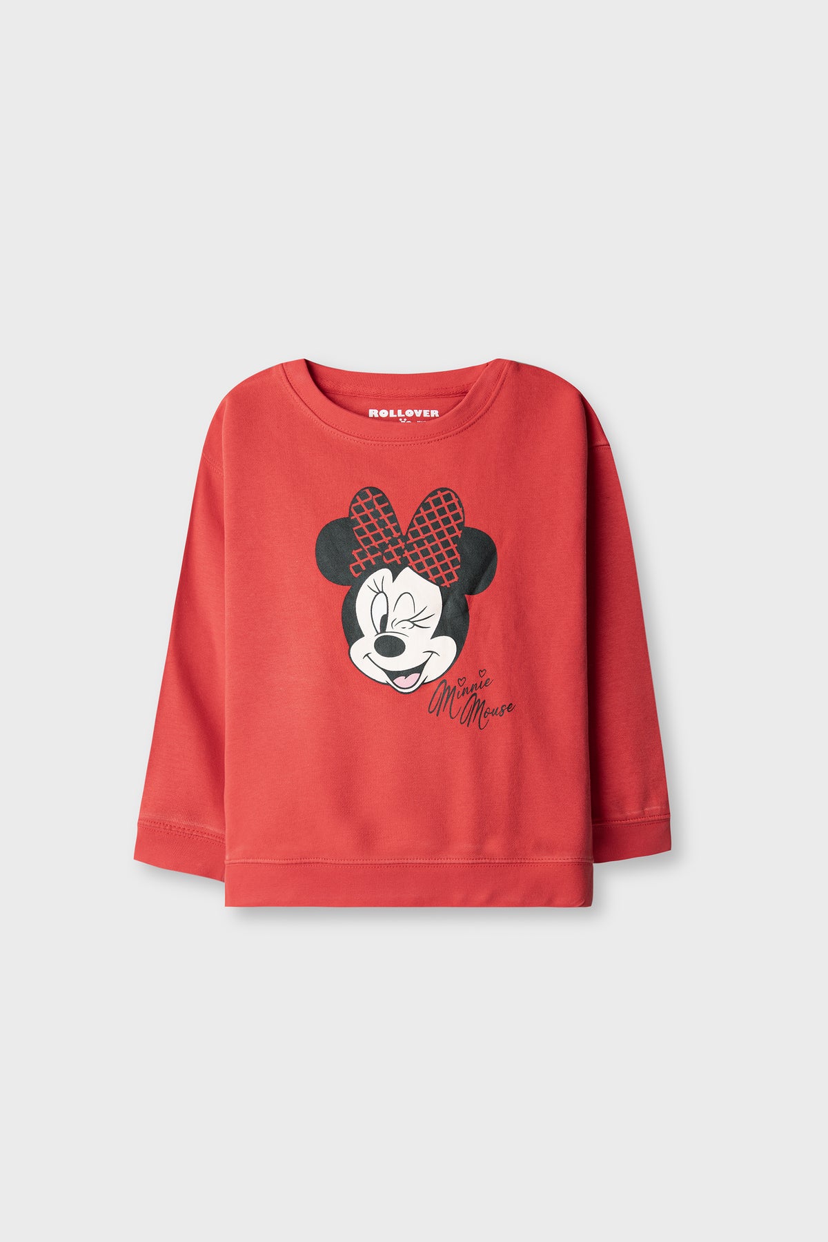 Girls Minnie Red Fleece Sweatshirt
