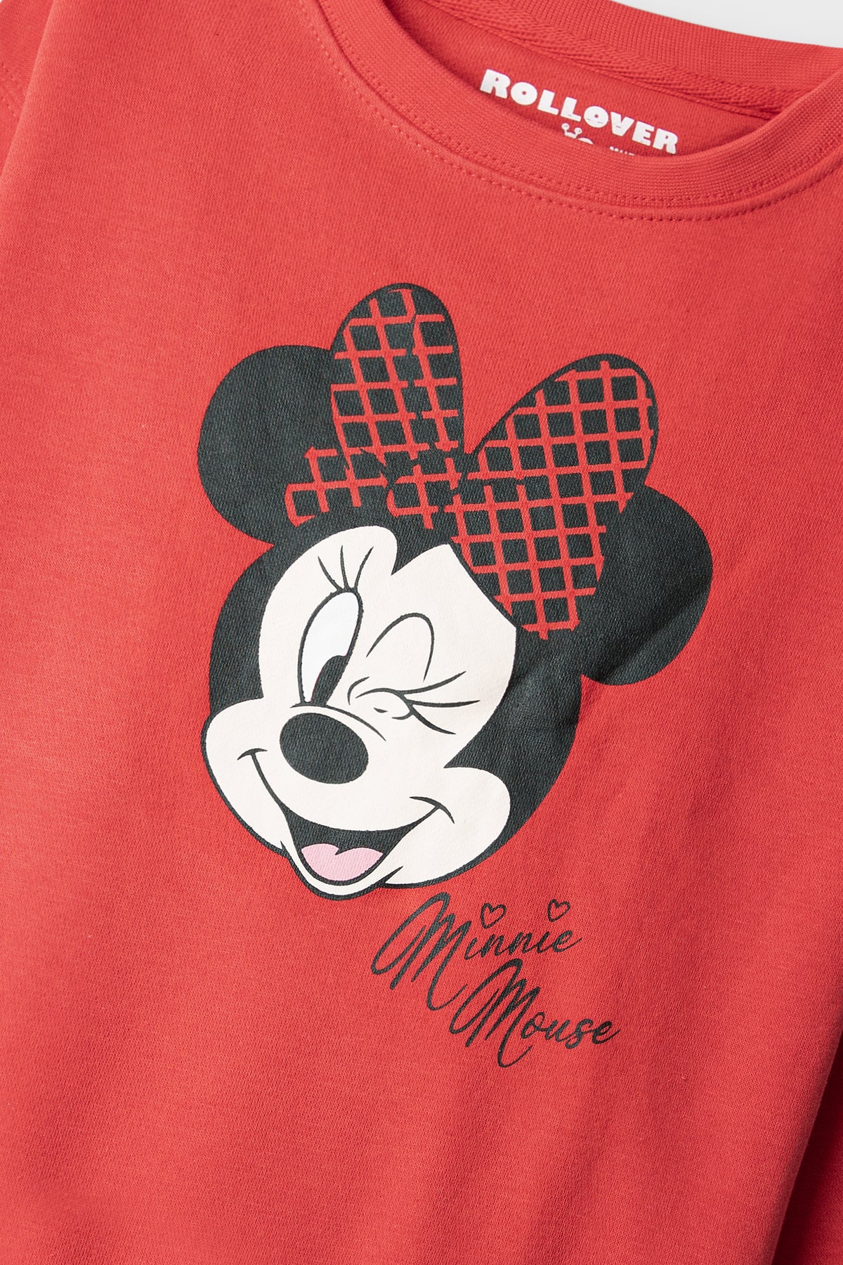 Girls Minnie Red Fleece Sweatshirt