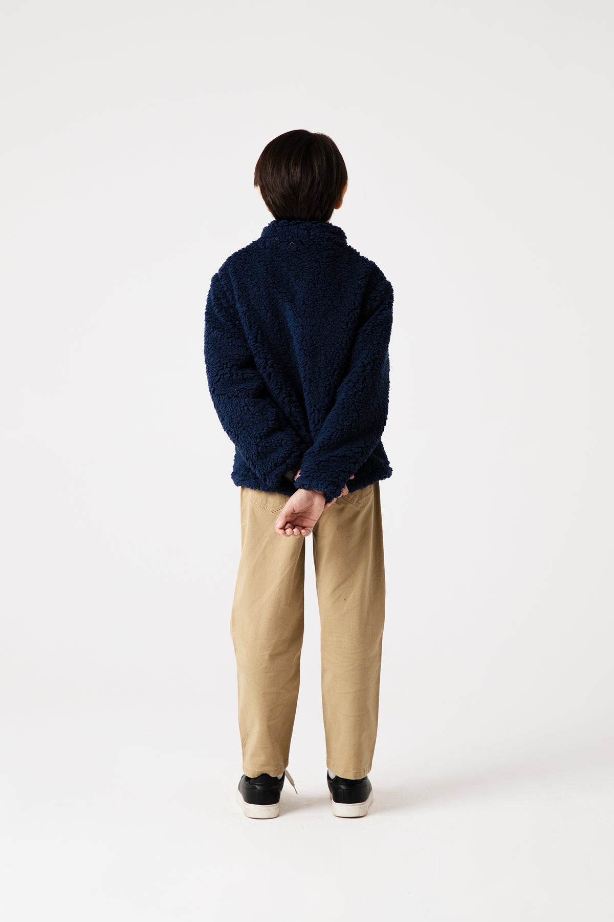 Boys Navy Summit Sherpa Jacket