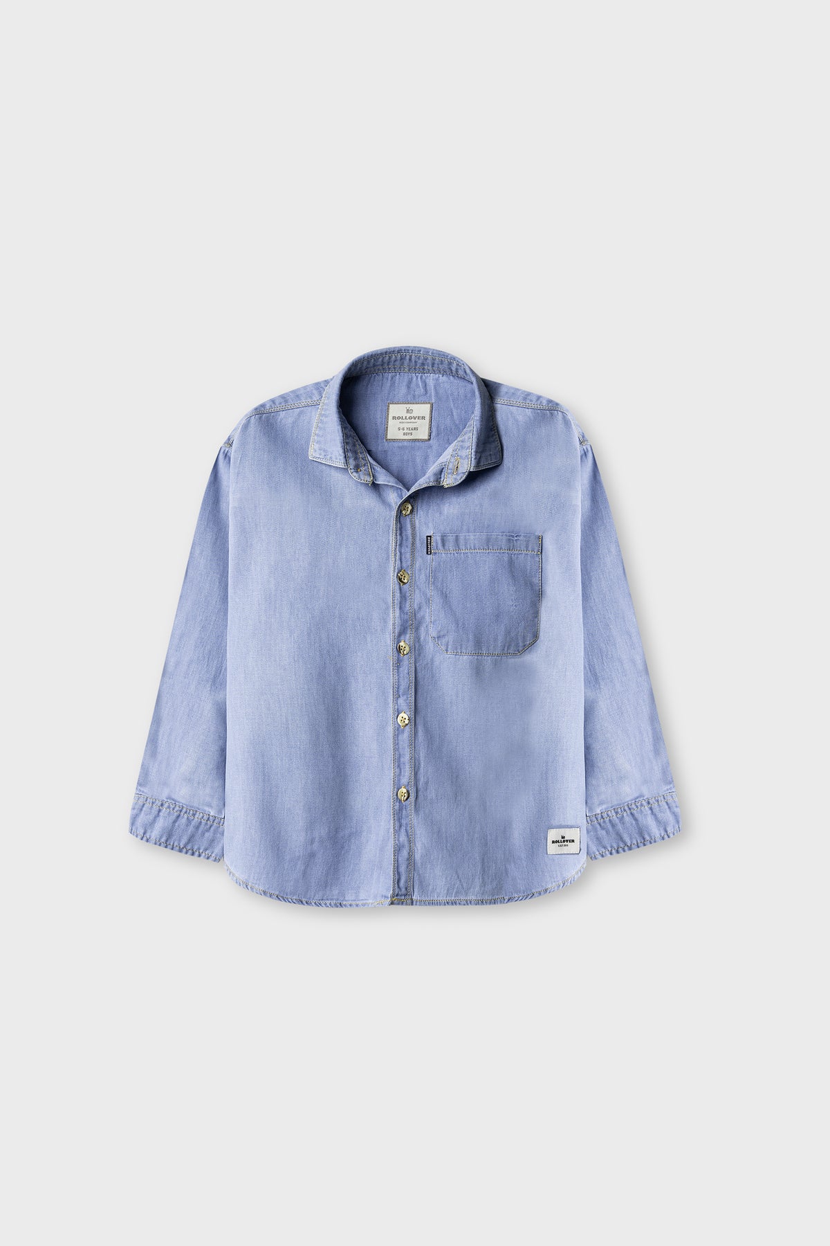 Boys Blue Denim Everyday Casual Shirt