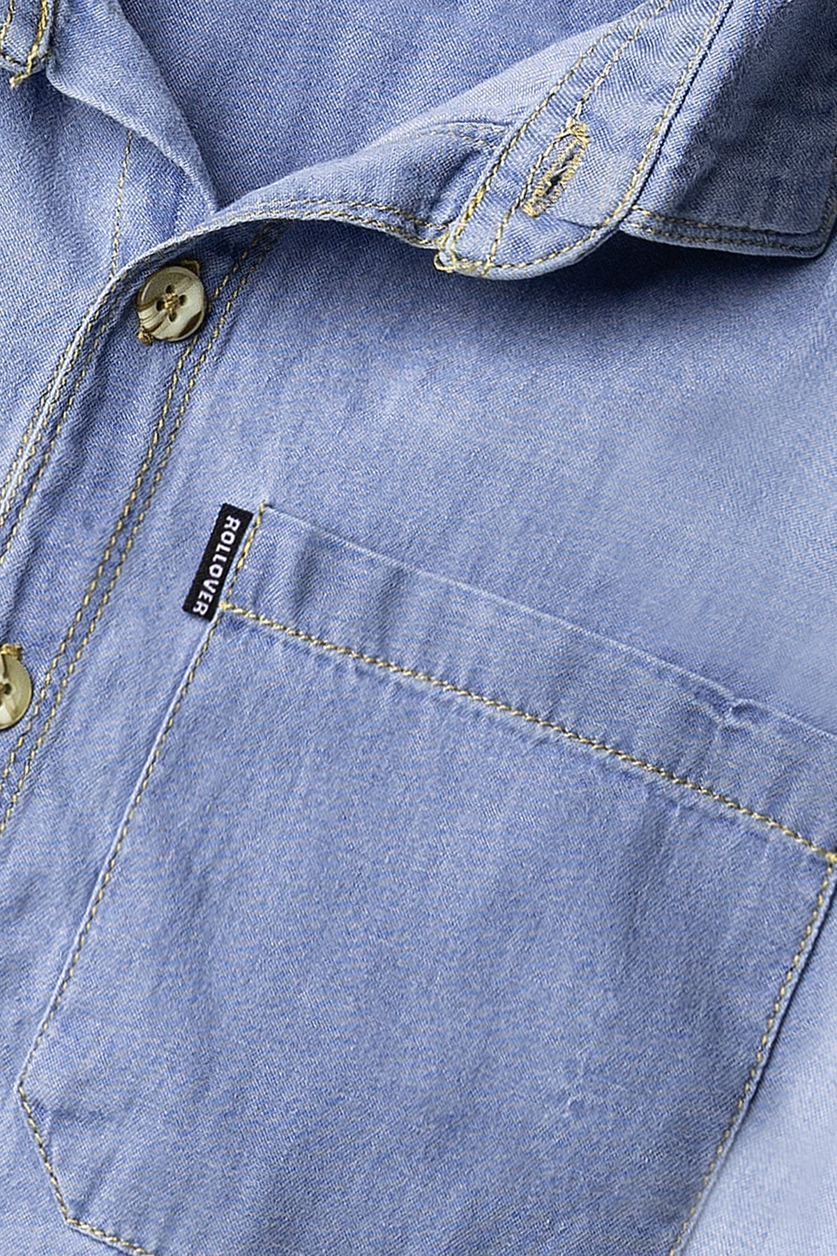 Boys Blue Denim Everyday Casual Shirt