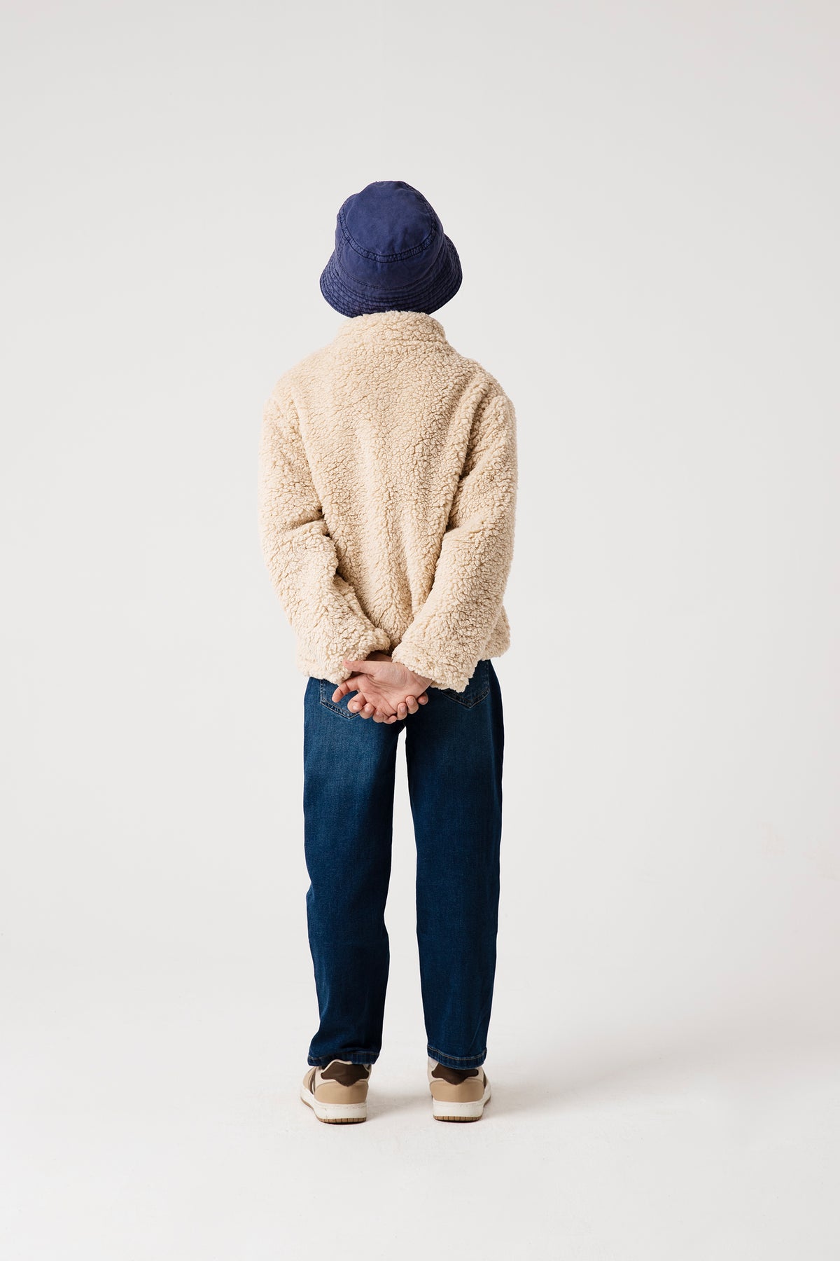 Boys Sandstone Sherpa Beige Jacket