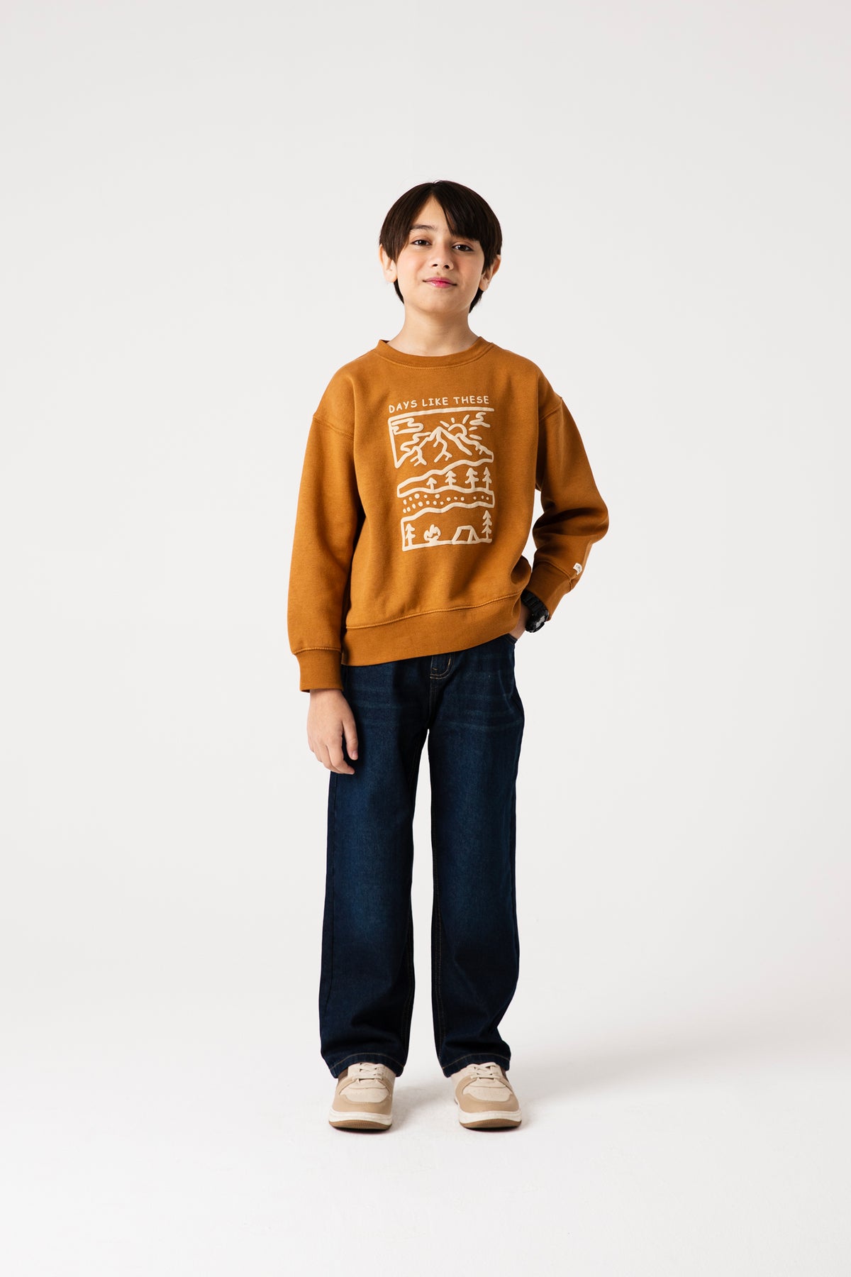 Boys Explorer Days Fleece Sweatshirt