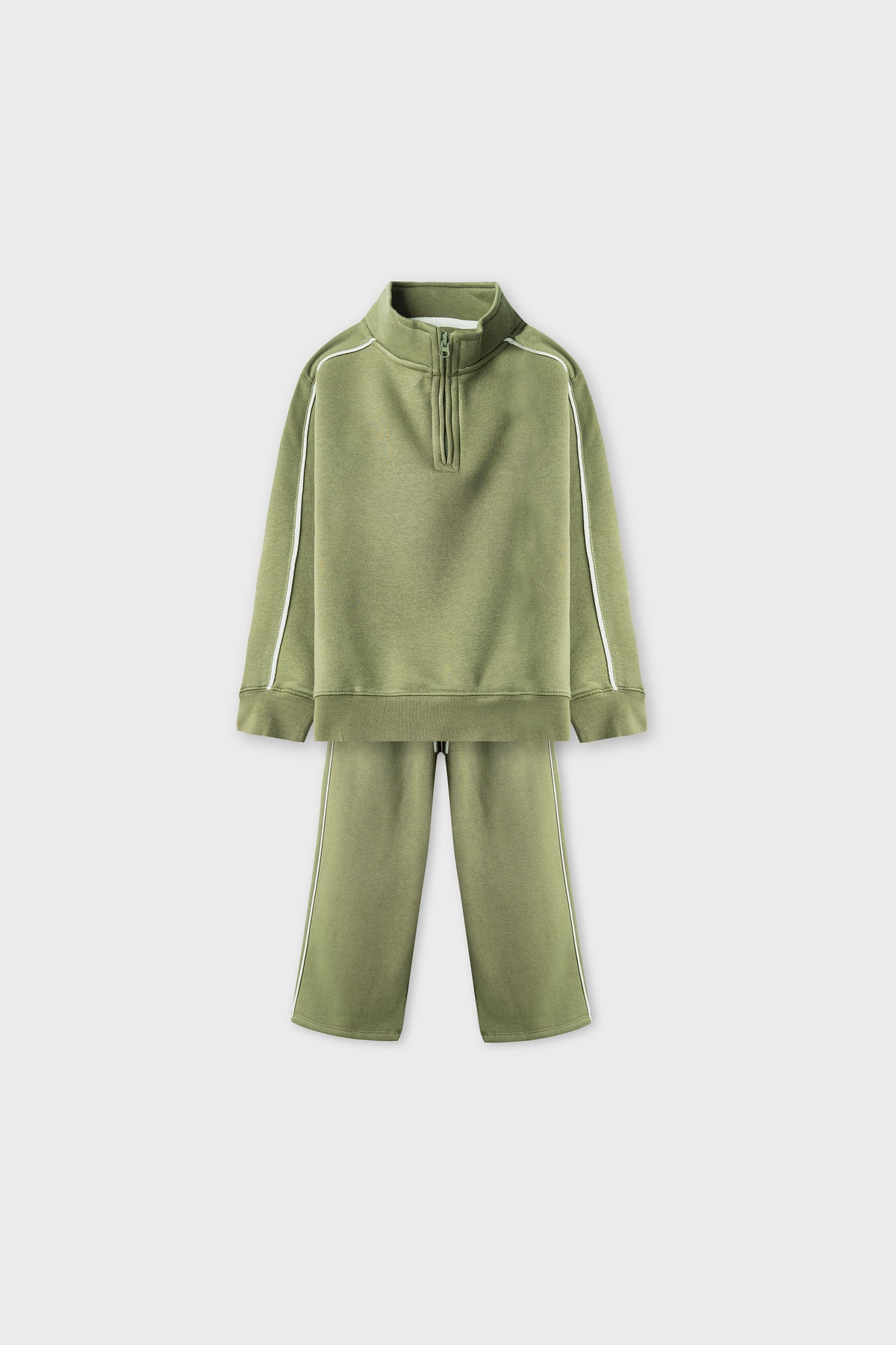 Boys Deep Olive Signature Fleece Co-ord Set