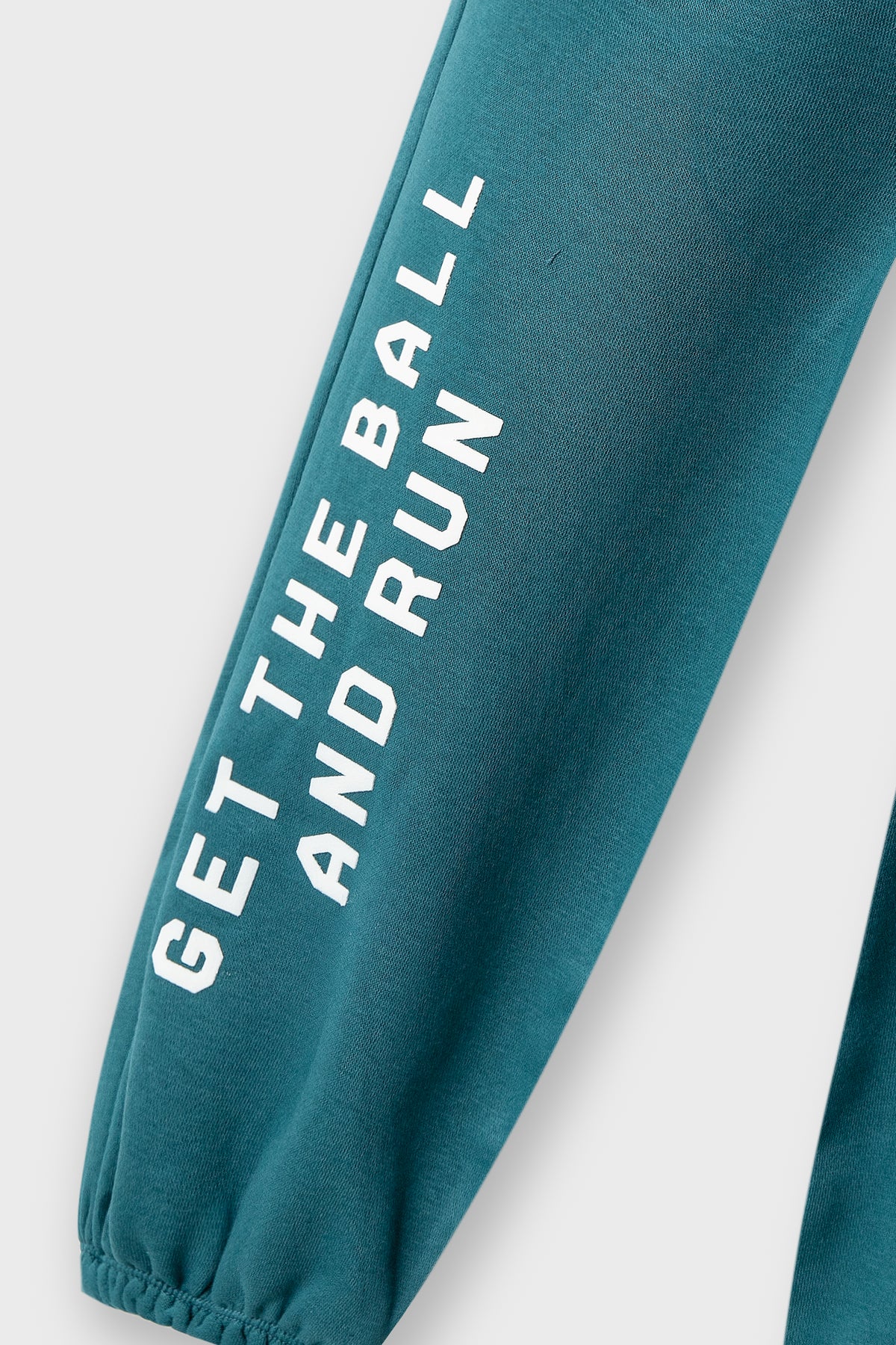 Girls Teal Run & Play Fleece Trousers