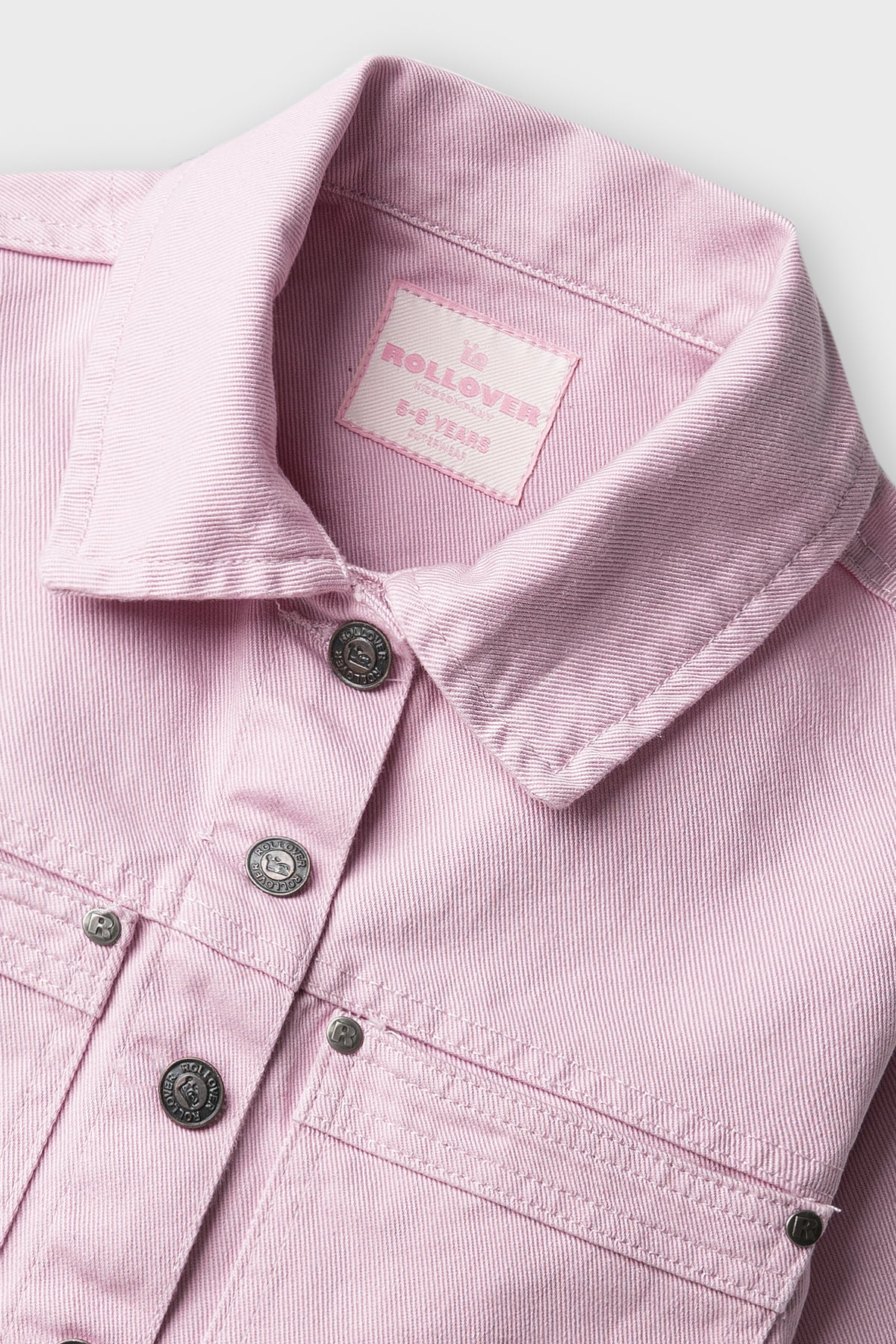 Girls Blush Pink Twill Jacket