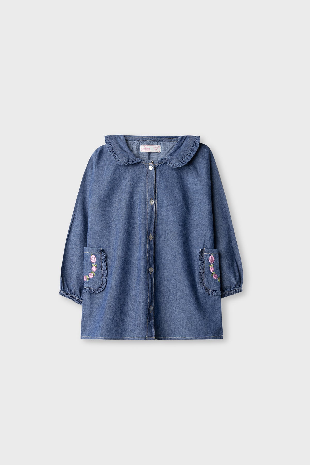 Blue Blossom Denim Top