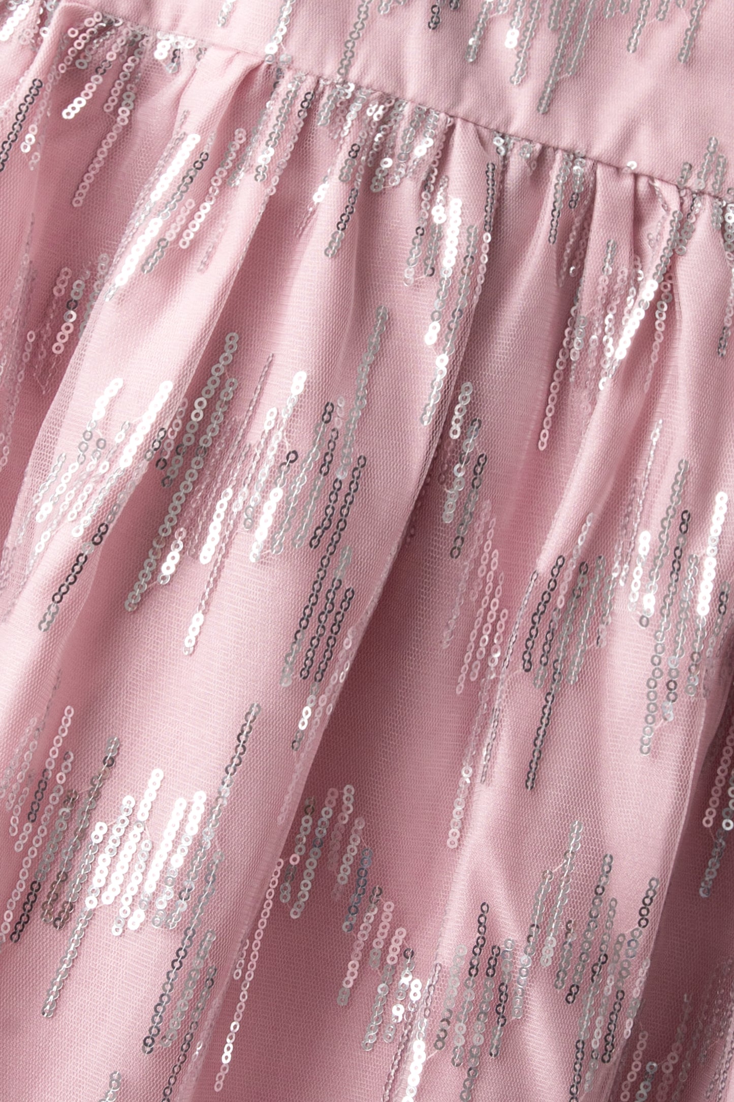 Rosy Stardust Bow Dress