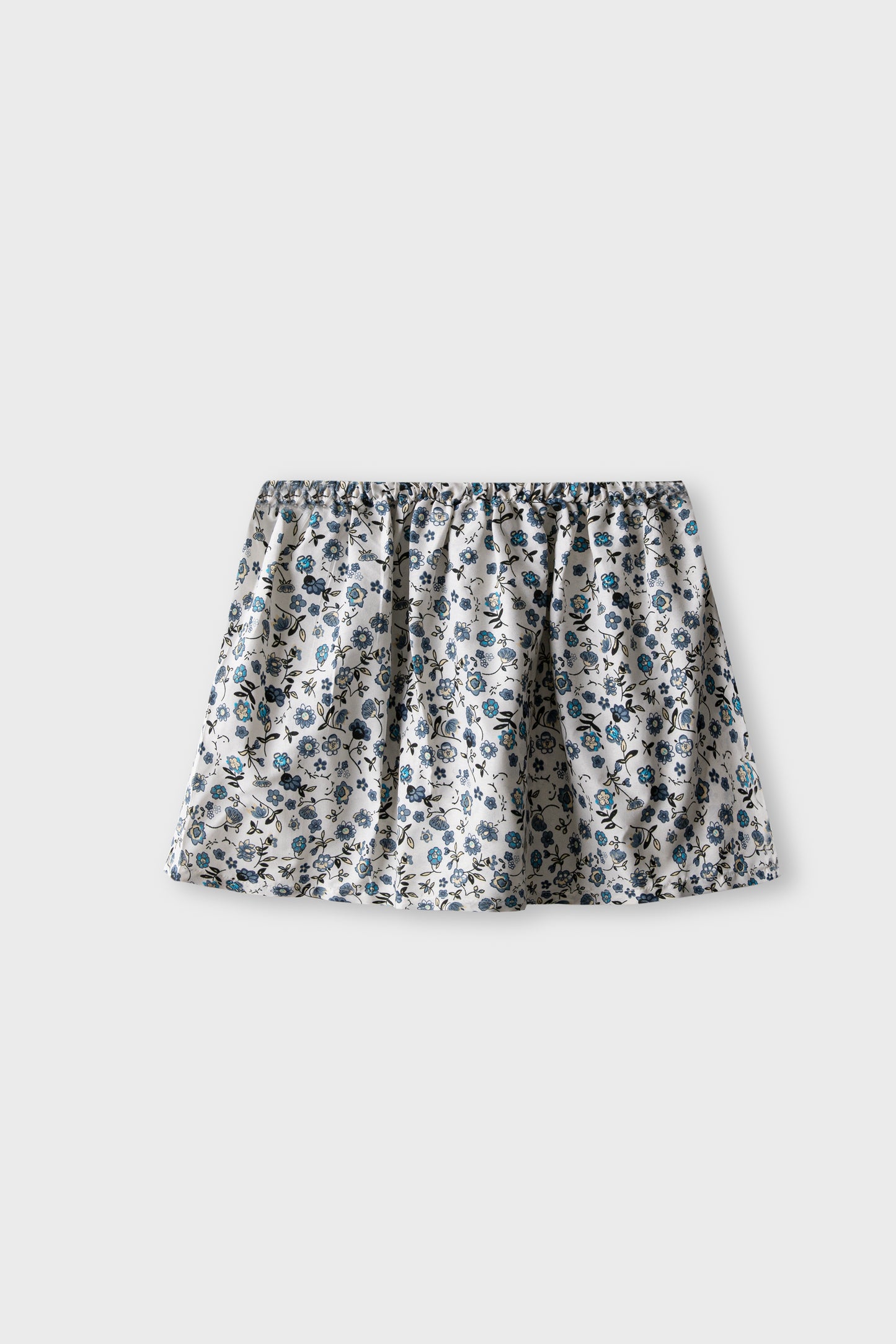 Girls Navy Petal Skirt