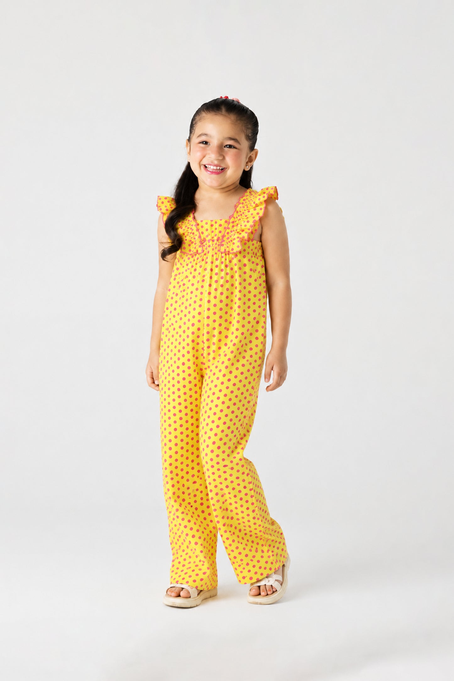Sunny Delight Ruffle Jumpsuit