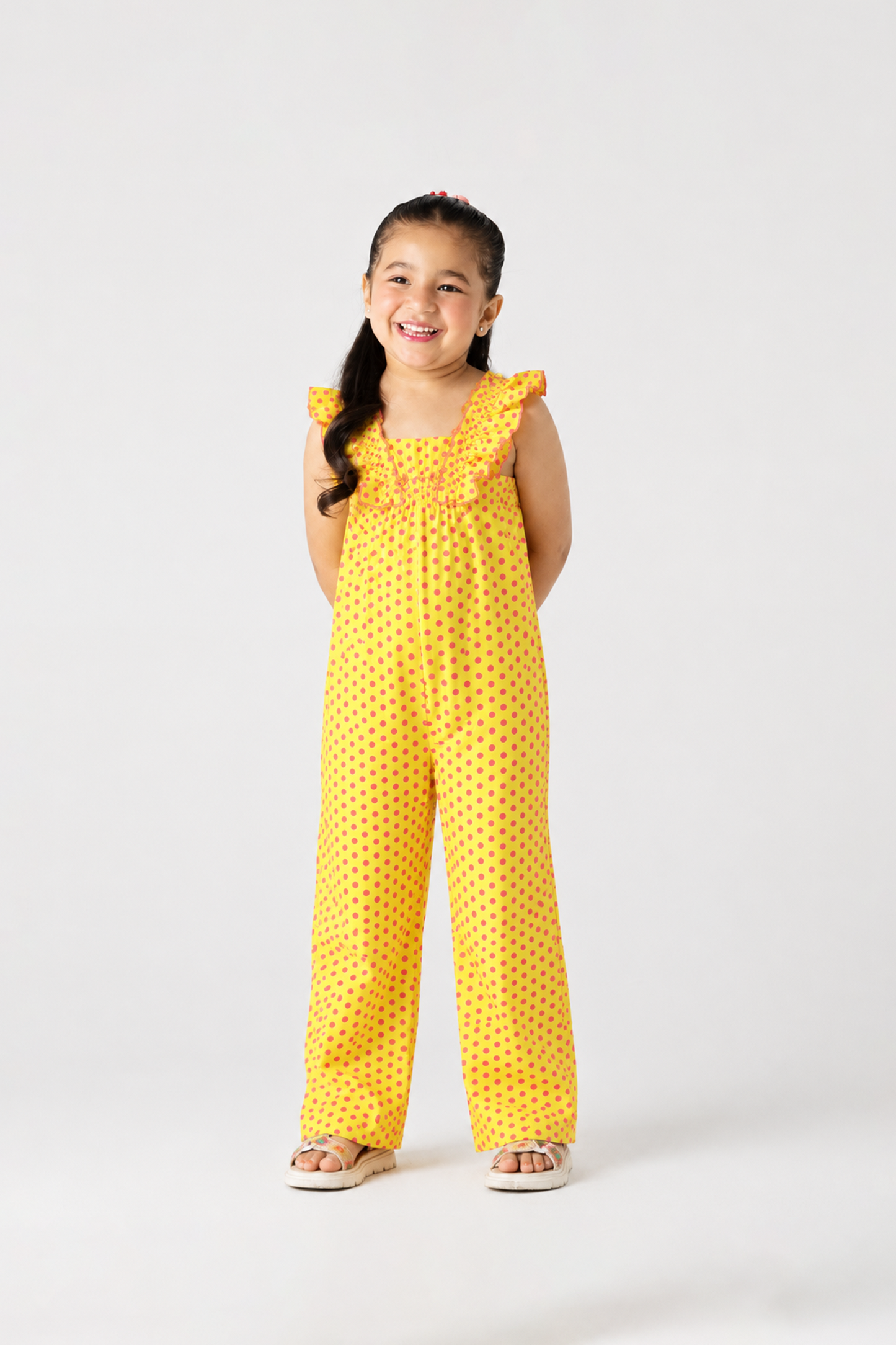 Sunny Delight Ruffle Jumpsuit
