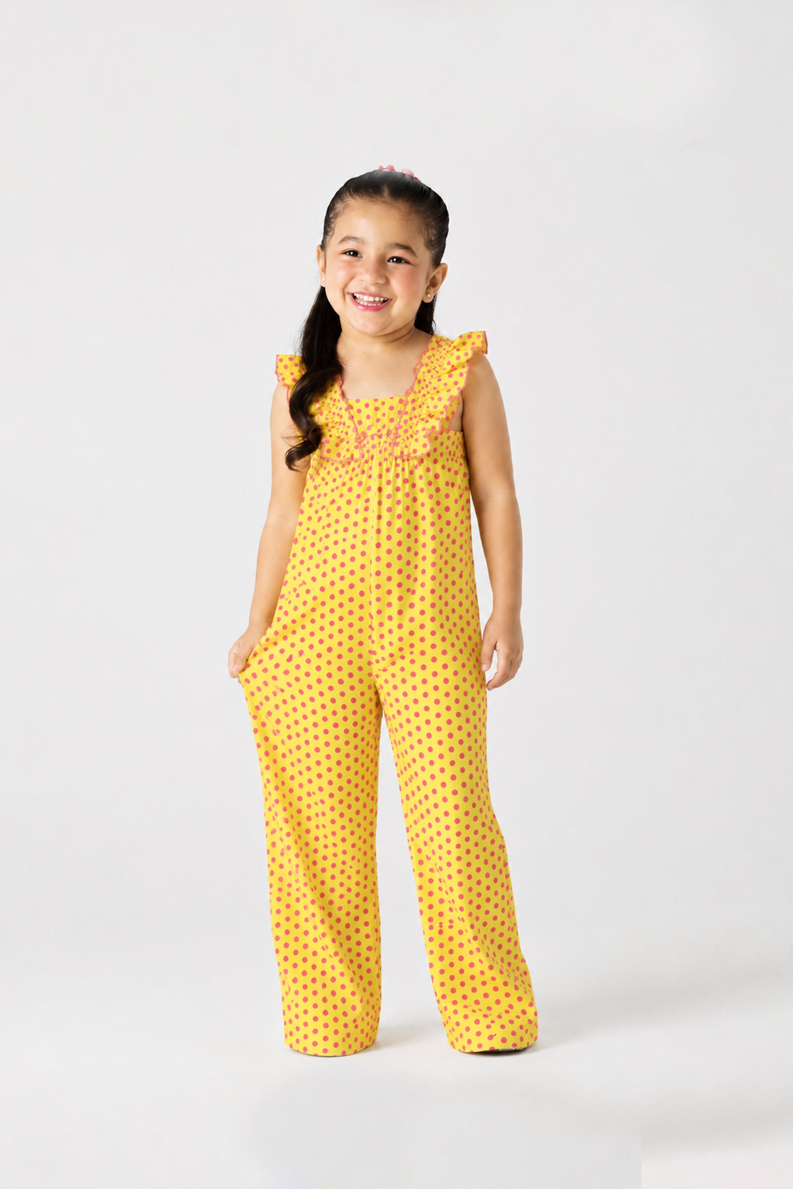 Sunny Delight Ruffle Jumpsuit
