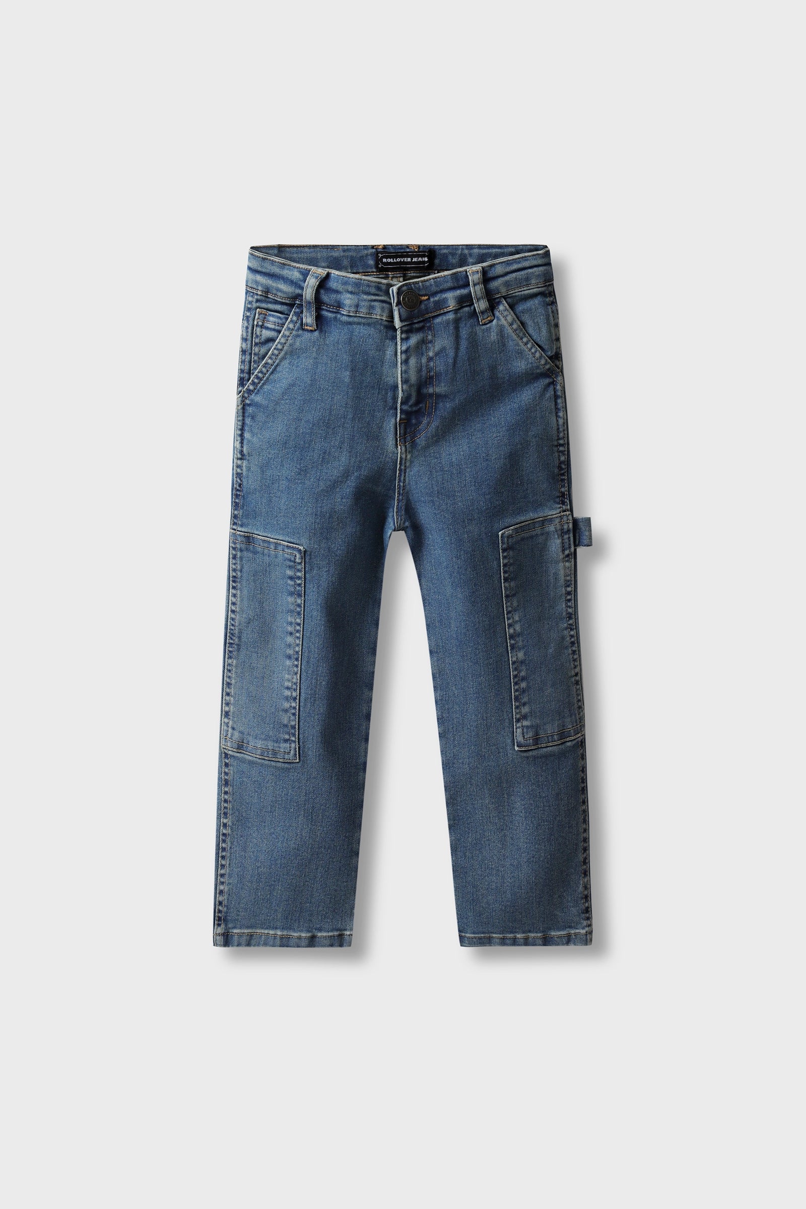 Boys Blue Cargo Jeans