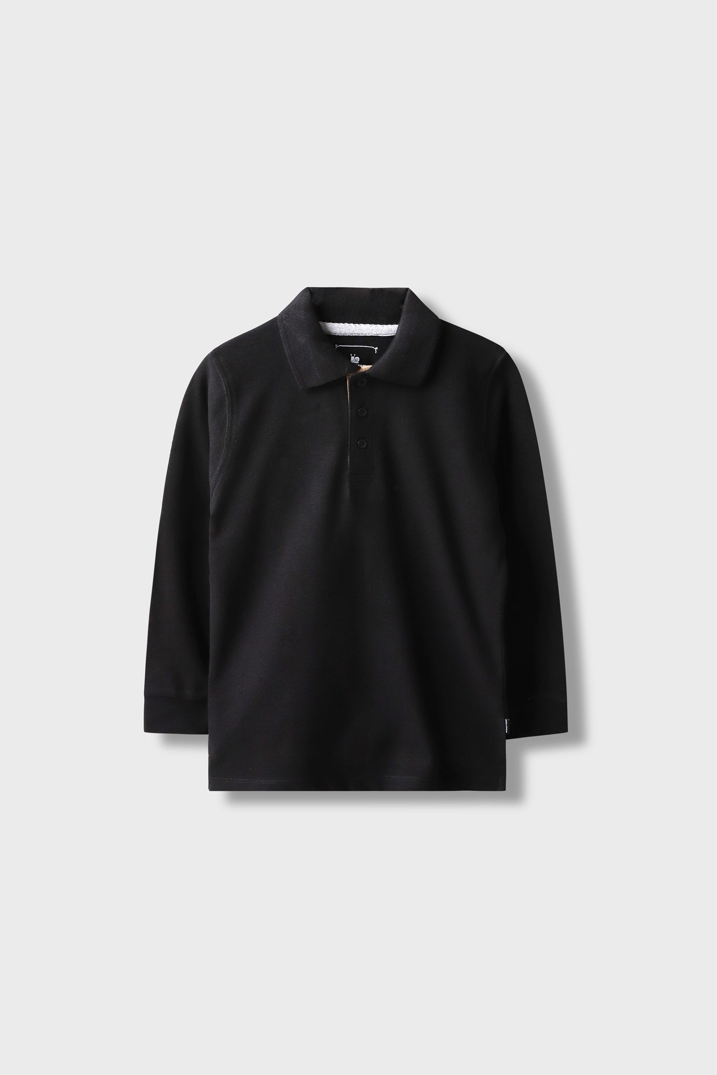 Solid Black Polo