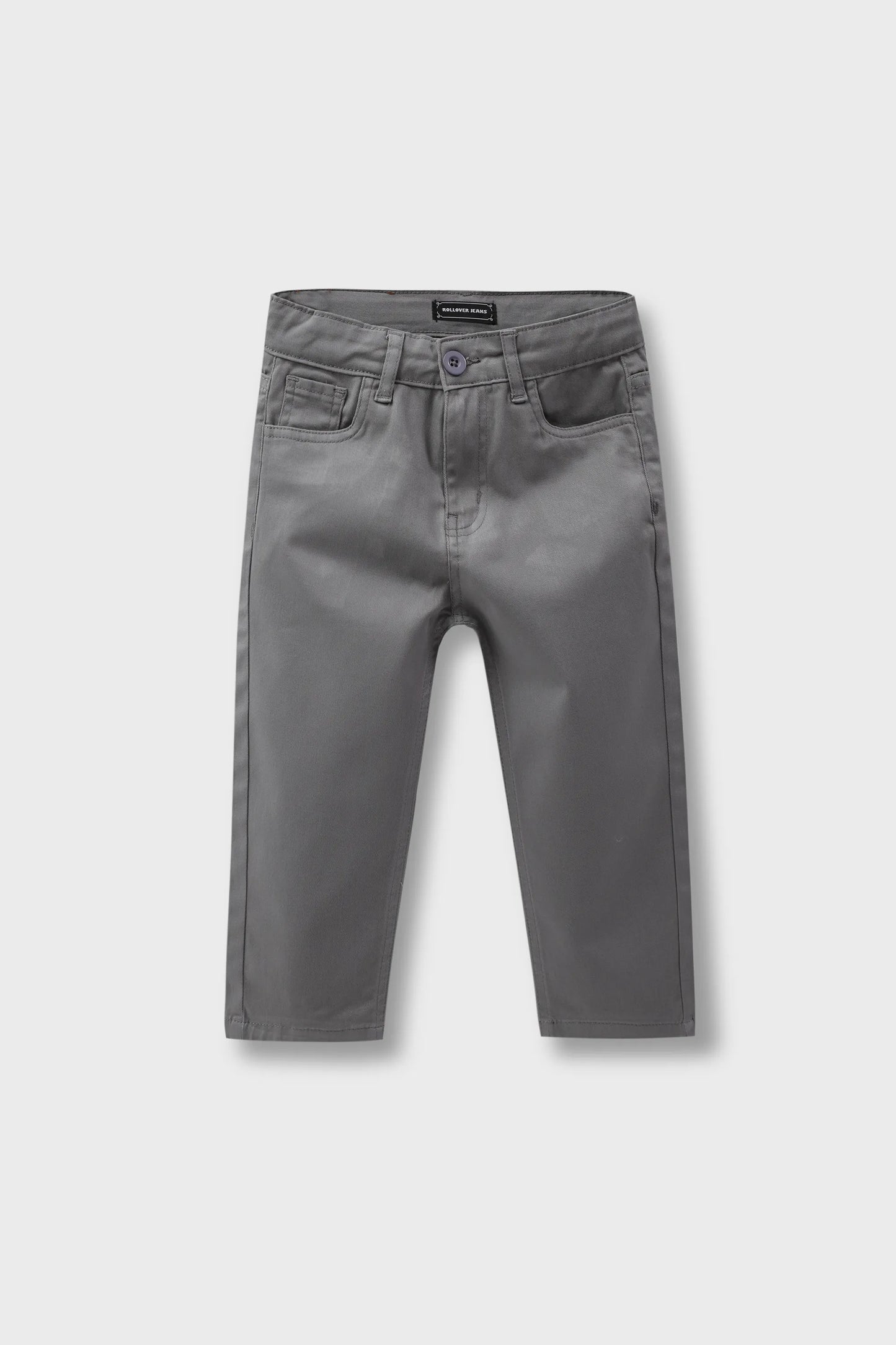 Everyday Grey Twill Pants