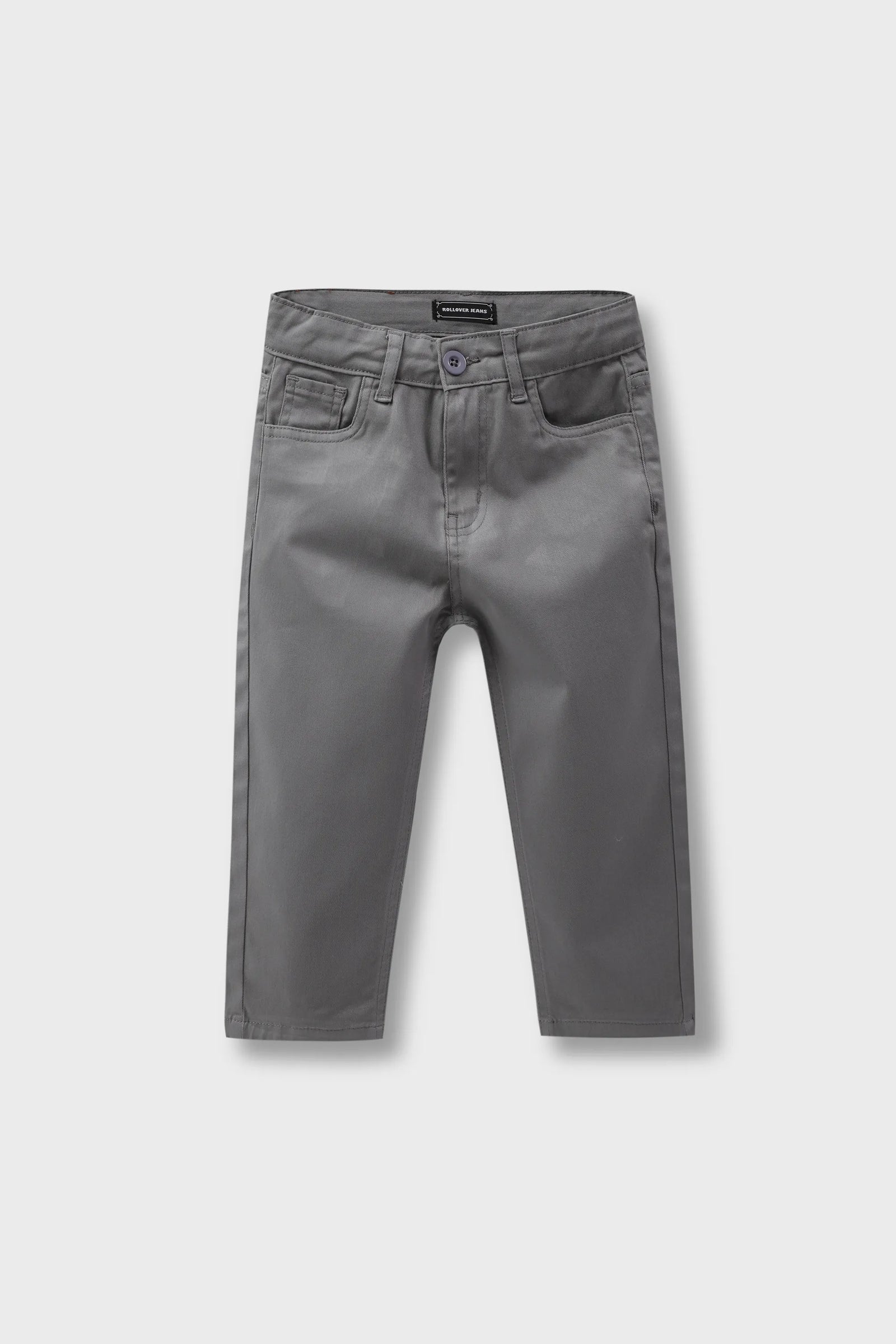 Everyday Grey Twill Pants
