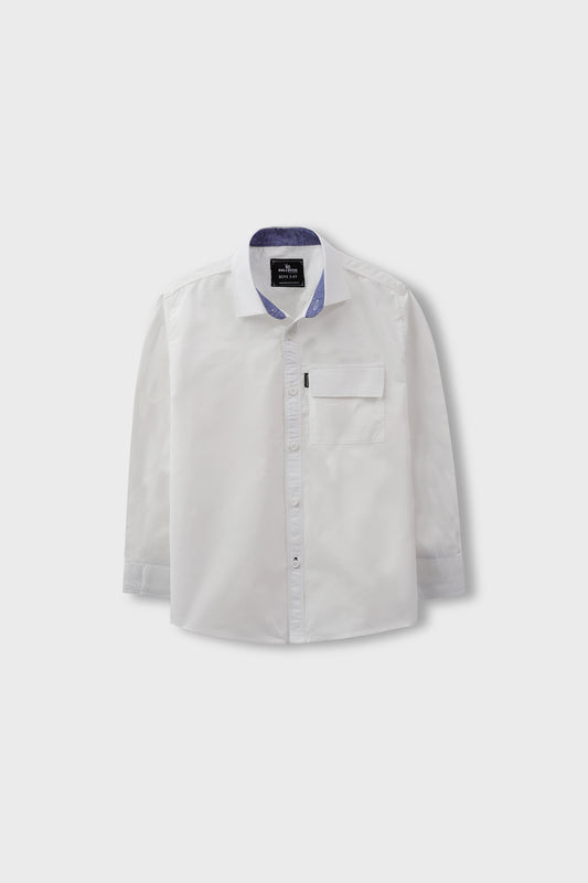 Crips White Cotton Shirt