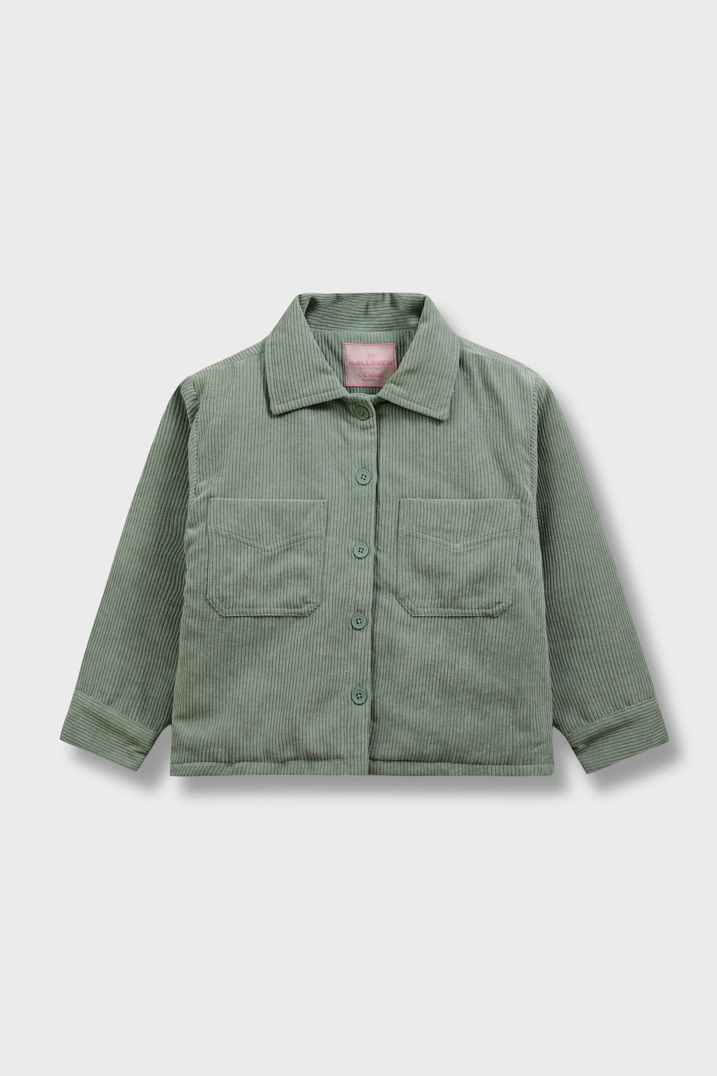 Girls Mint Cord Jacket
