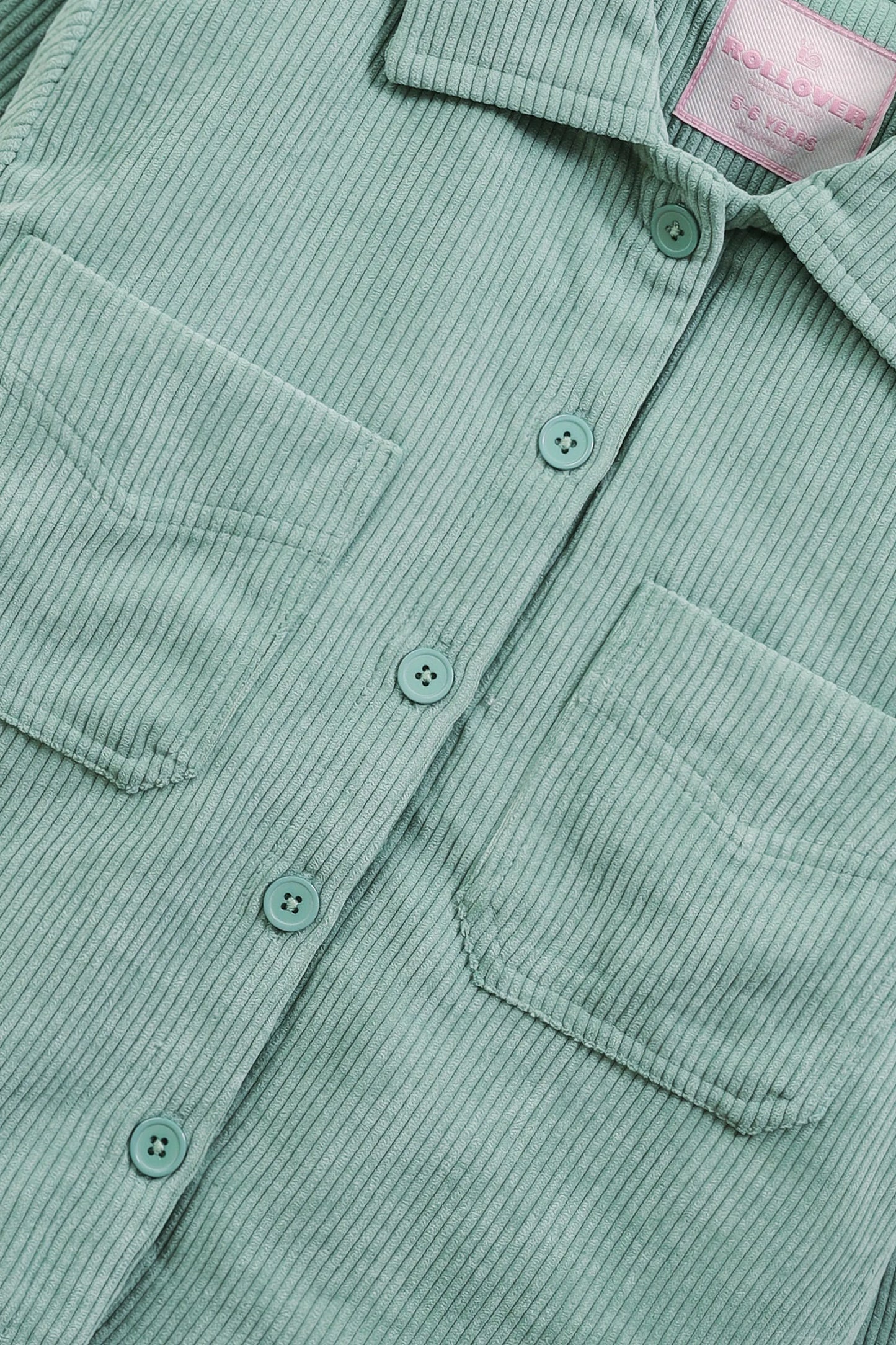 Girls Mint Cord Jacket