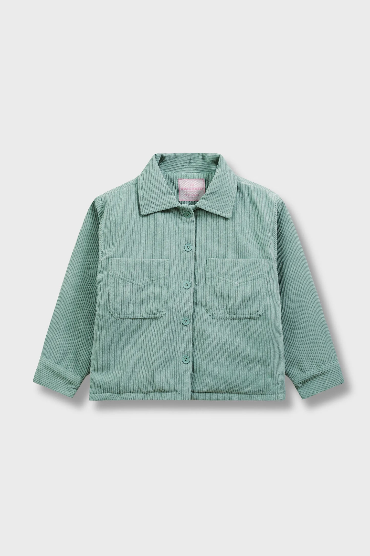 Girls Mint Cord Jacket