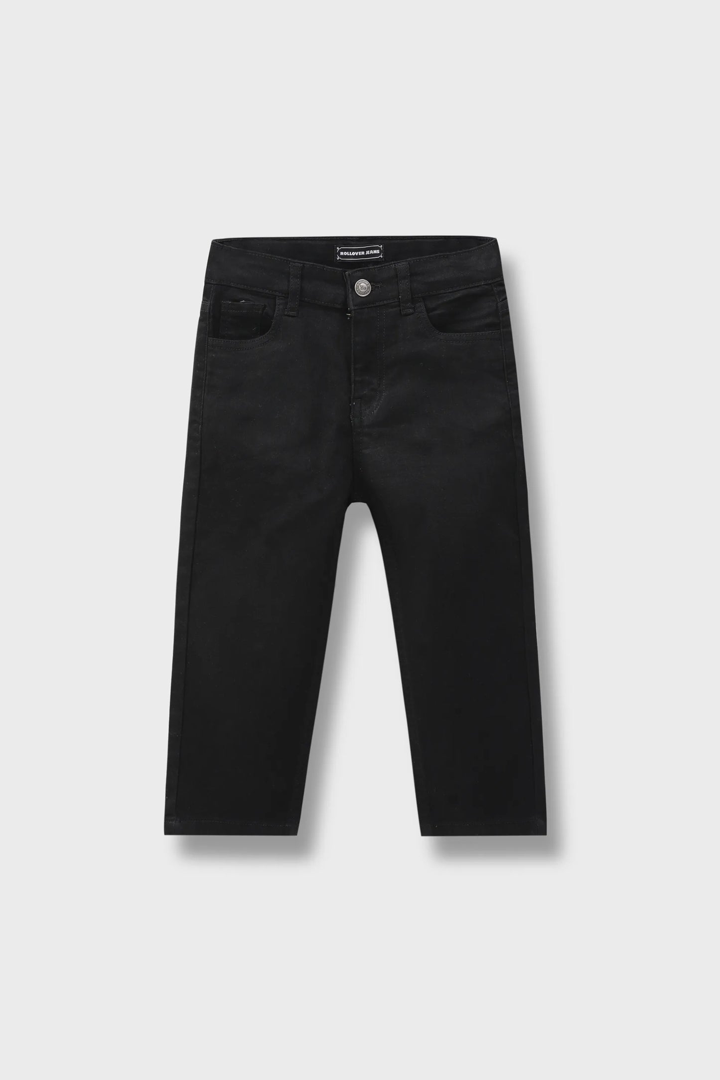 Boys Jet Black Denim Pants