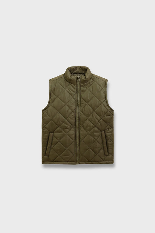 Olive Puffer Jacket