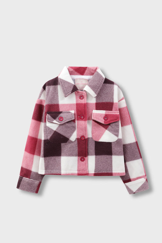 Girls Rosy Grid Jacket