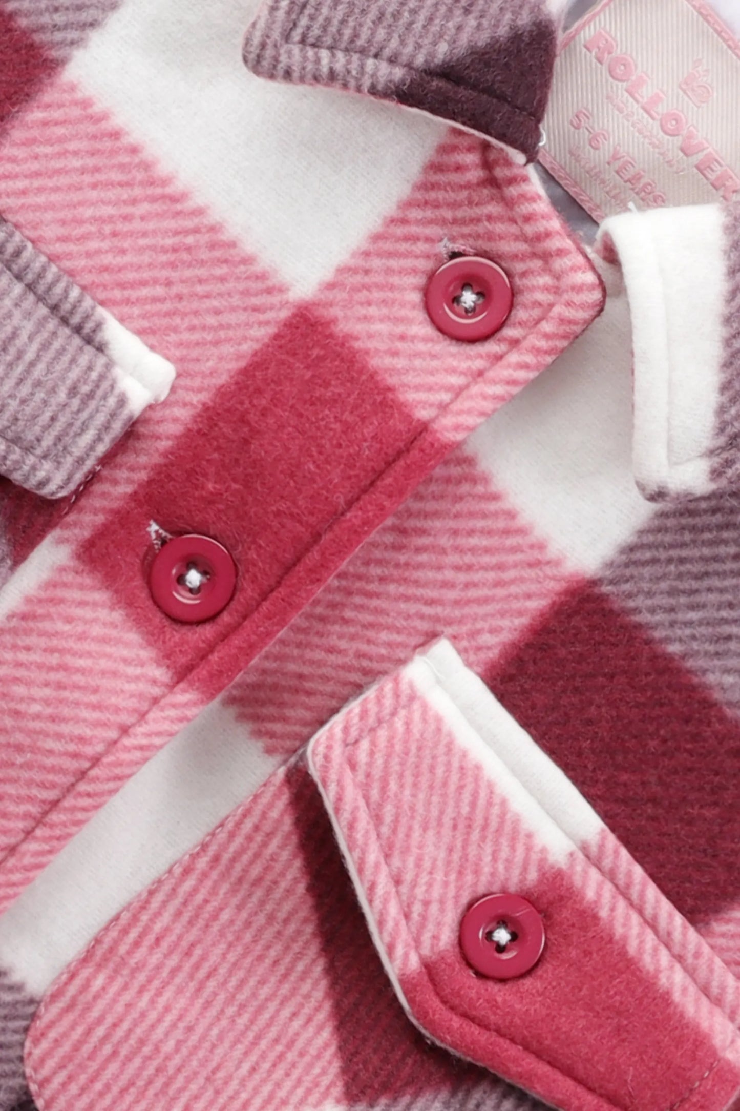 Girls Rosy Grid Jacket