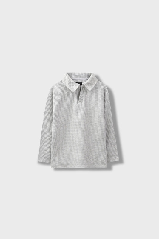 Grey Polar Polo