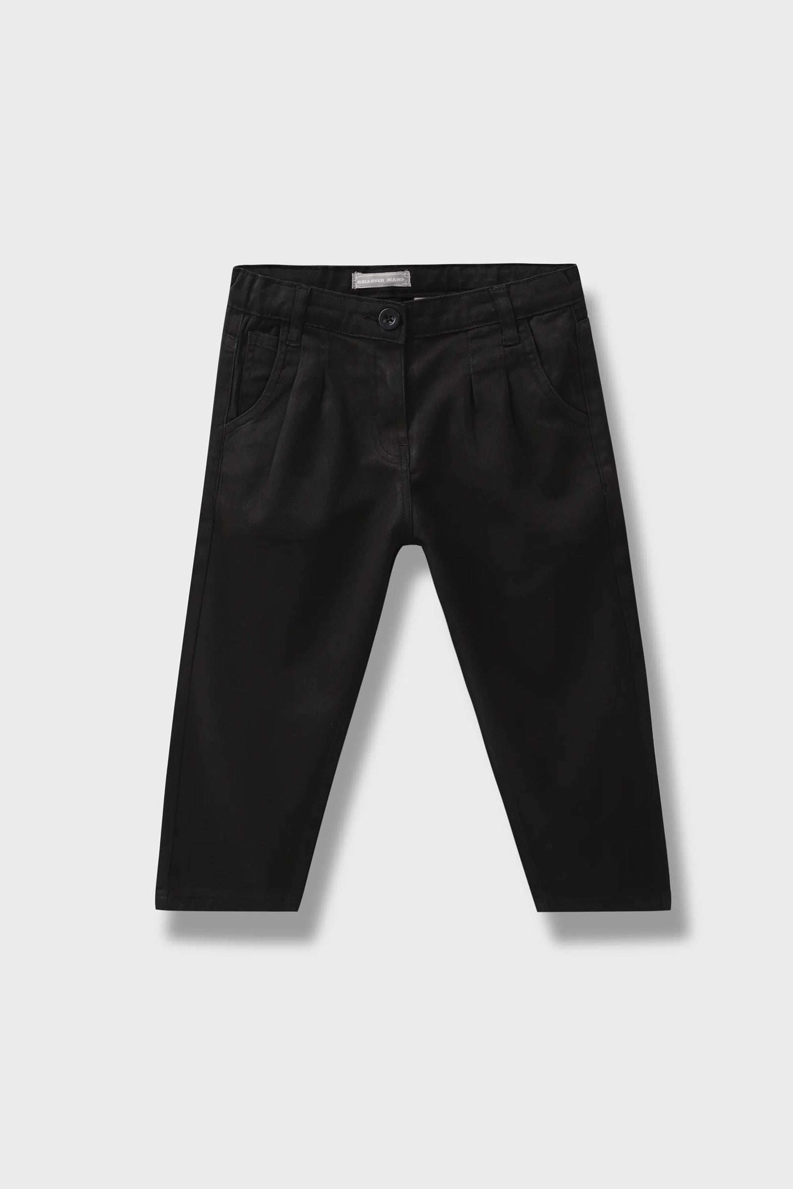 Girls Black Basic Pants