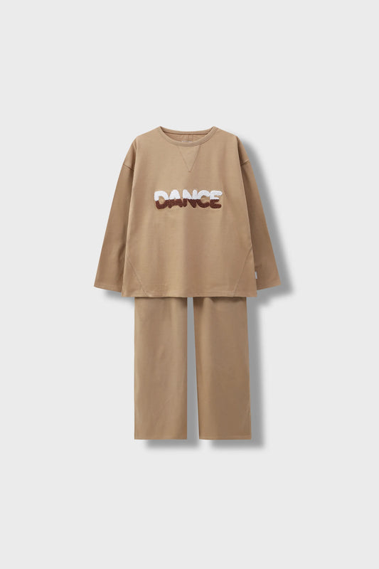 Beige Dance Co-ord Set