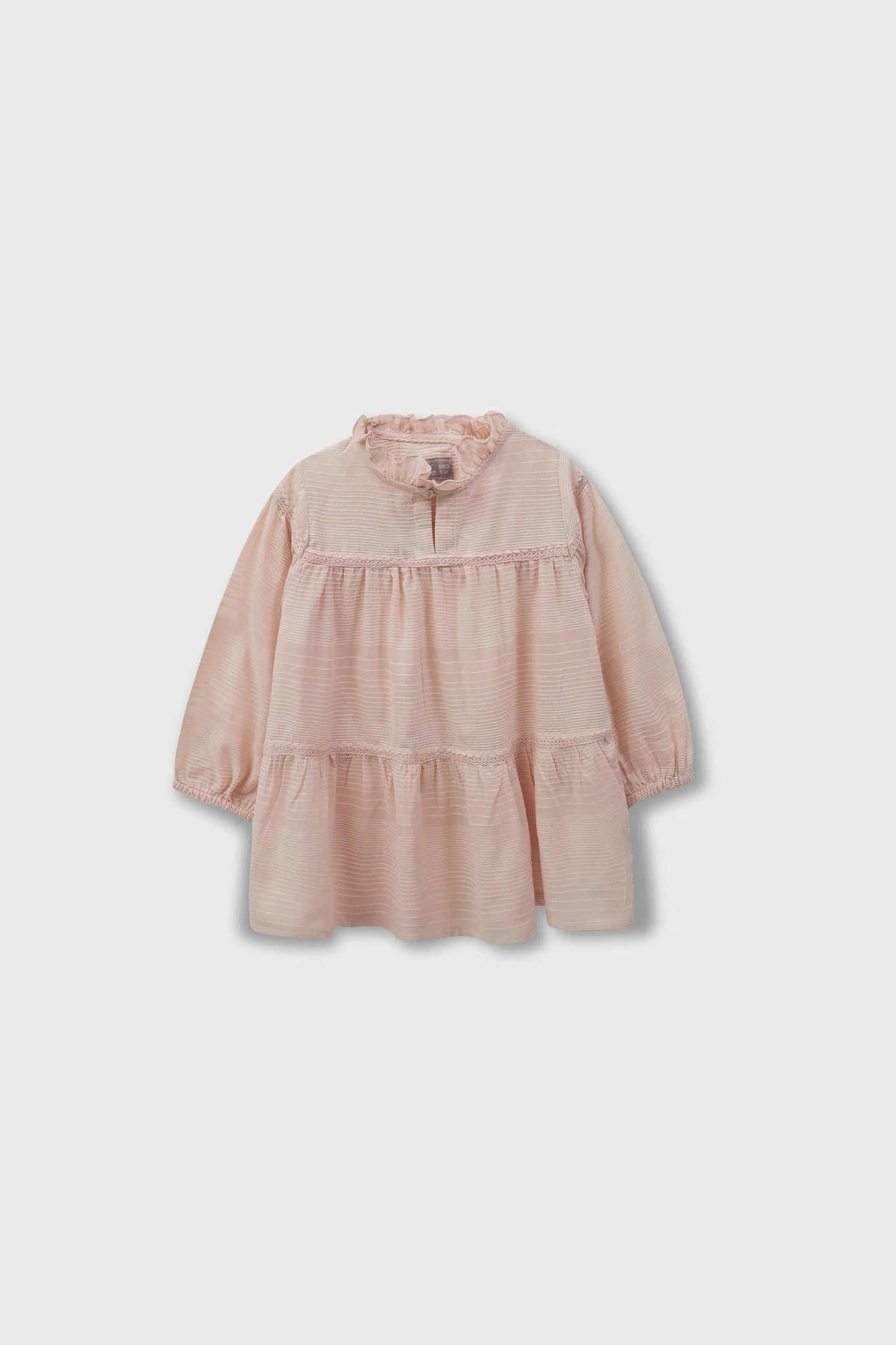 Girls Vintage Frill Top