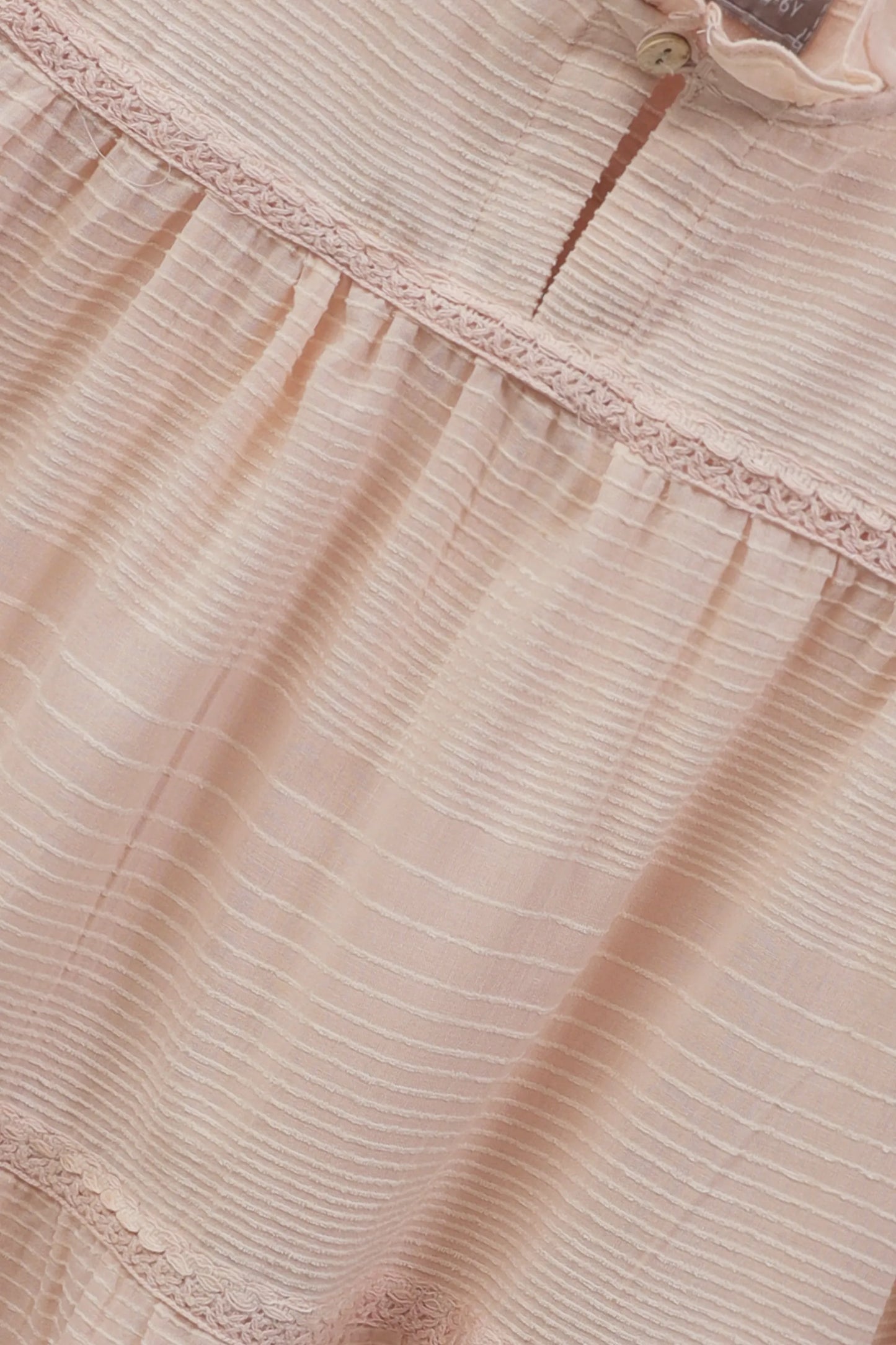 Girls Vintage Frill Top