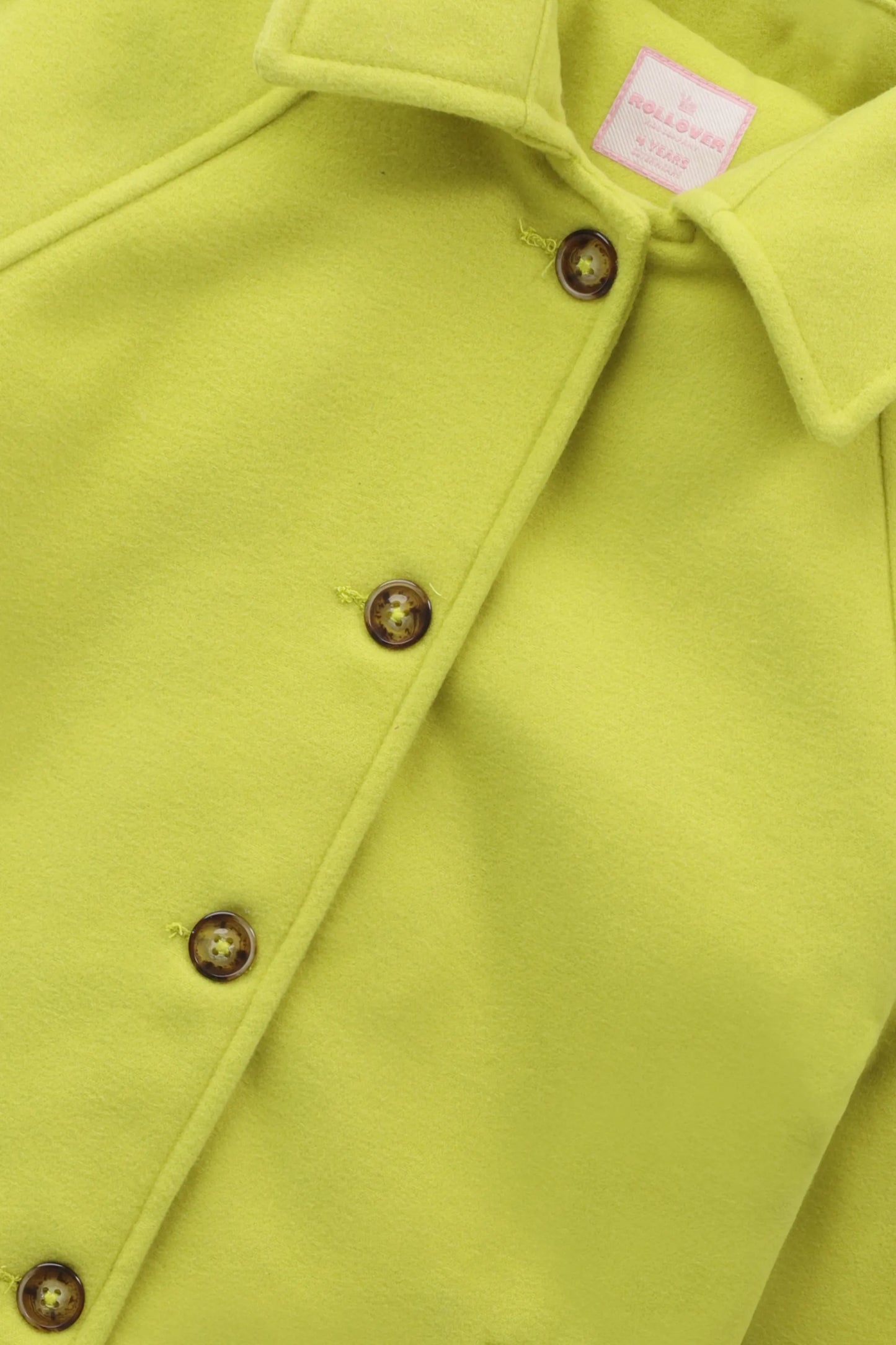 Girls Lime Luxe Coat