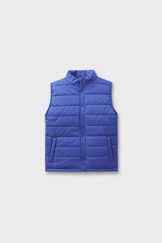 Boys Royal Sleeveless Puffer