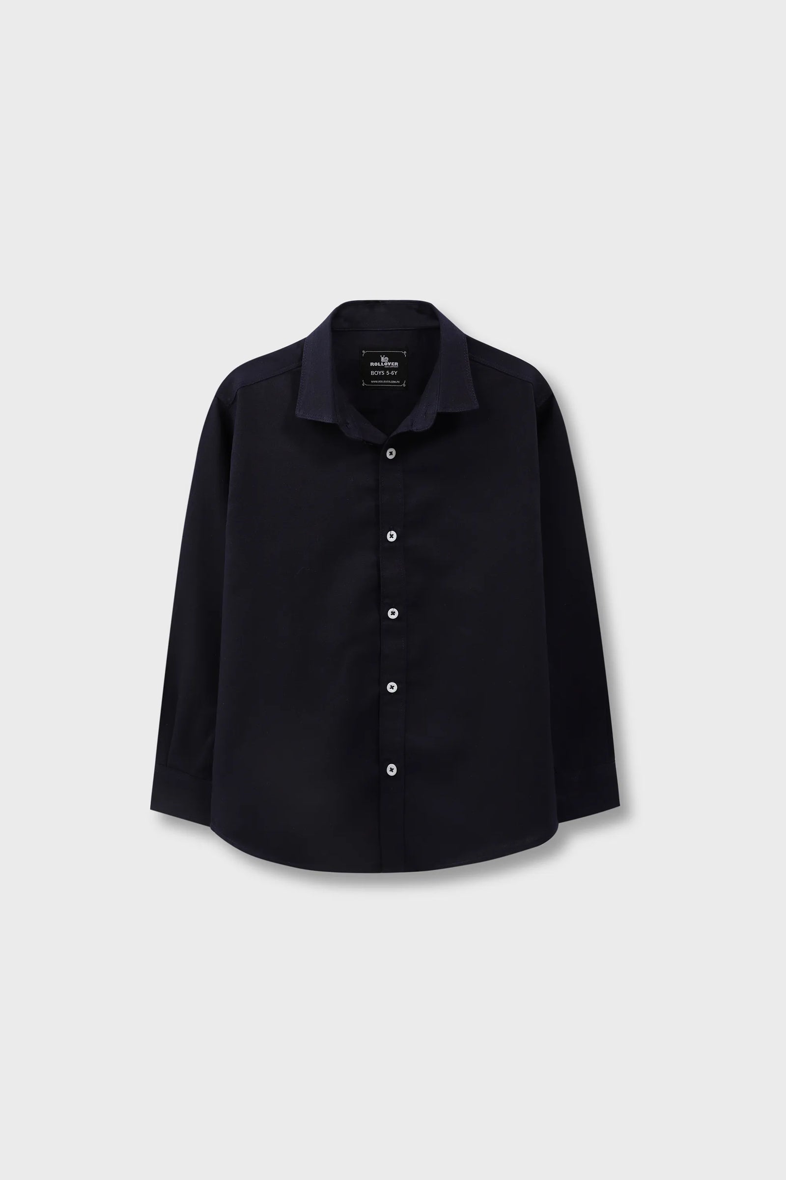 Navy Blue Chambray Shirt