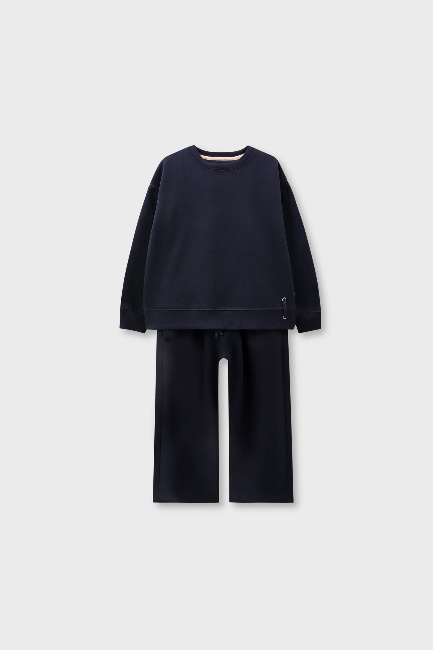 Girls Solid Blue Co-ord Set