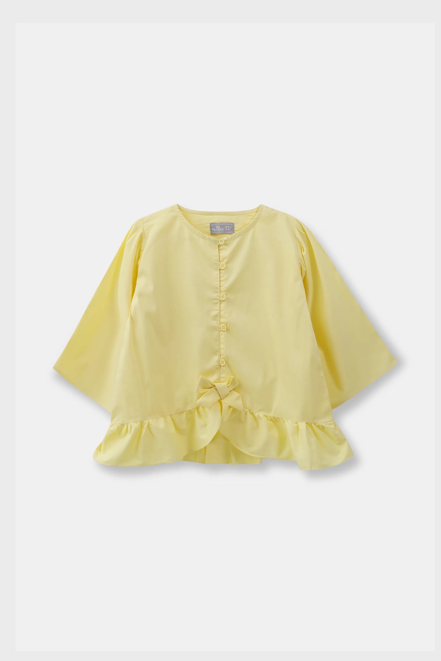 Lemon Ruffle Top